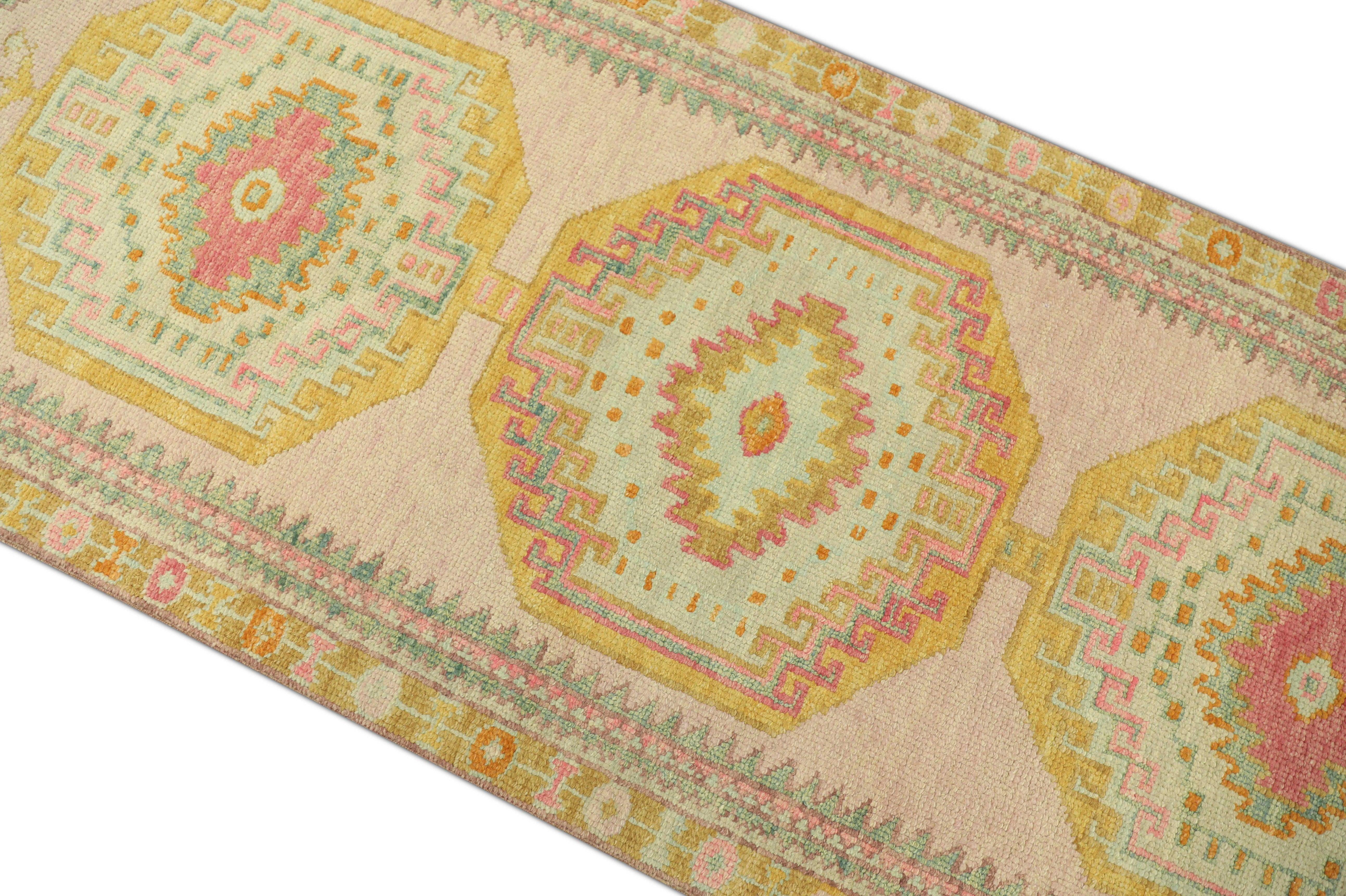 Oushak-Teppich Orientalischer handgeknüpfter türkischer Oushak 2'11