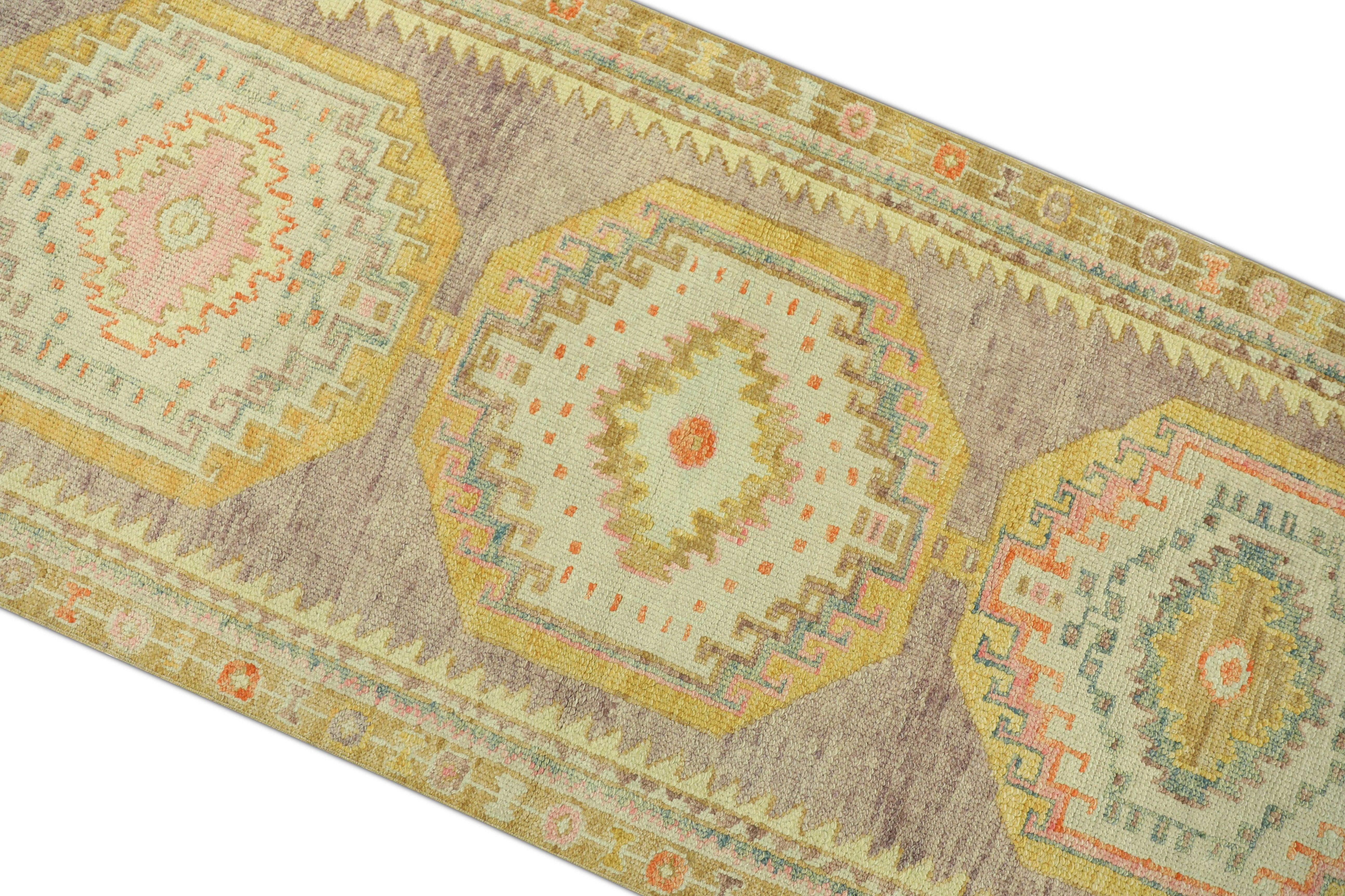 Oushak Rug Oriental Hand Knotted Turkish Oushak 2'11