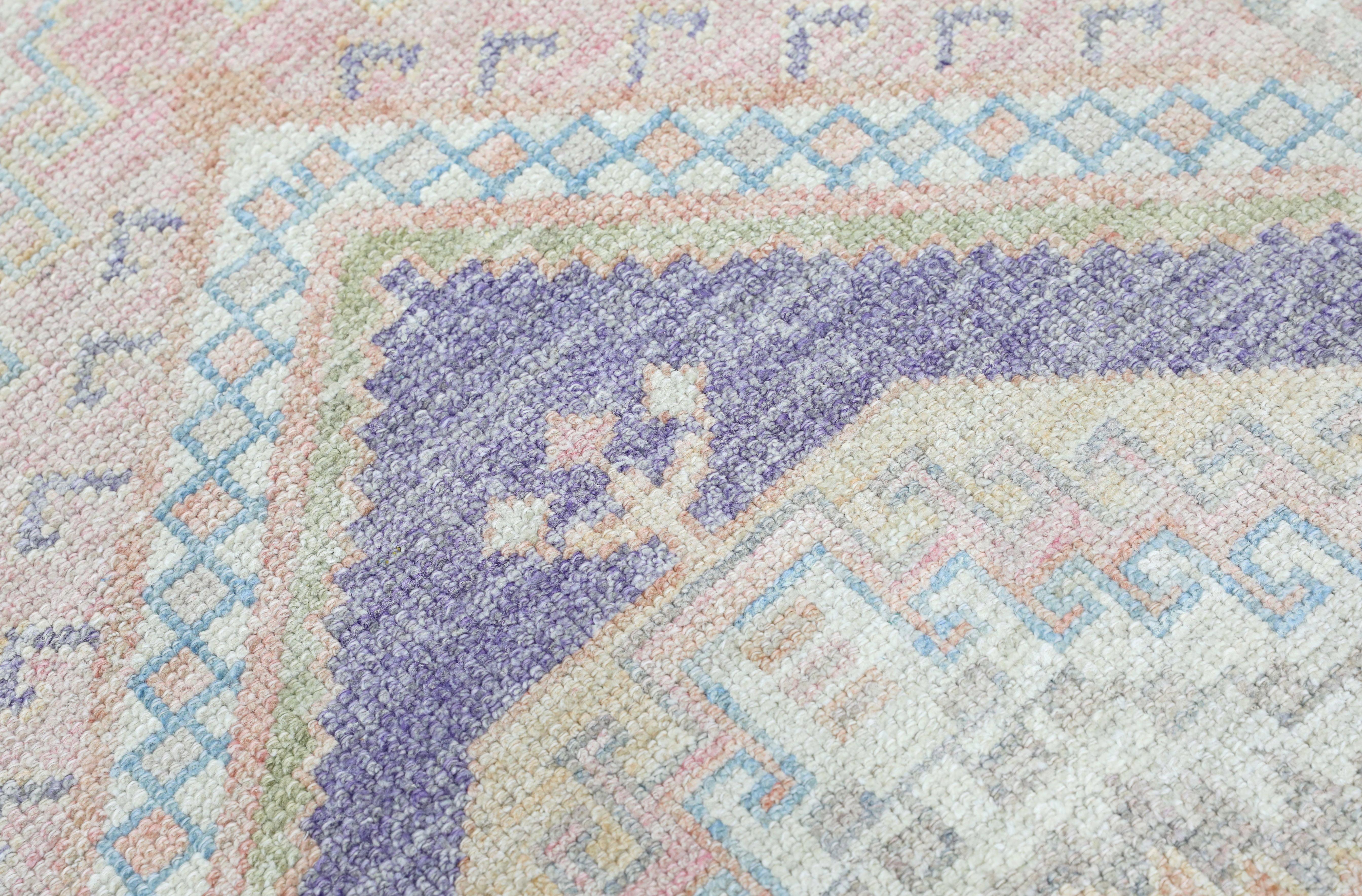 Oushak Rugs Oriental Hand Knots Rugs Turkish Oushak 2'11