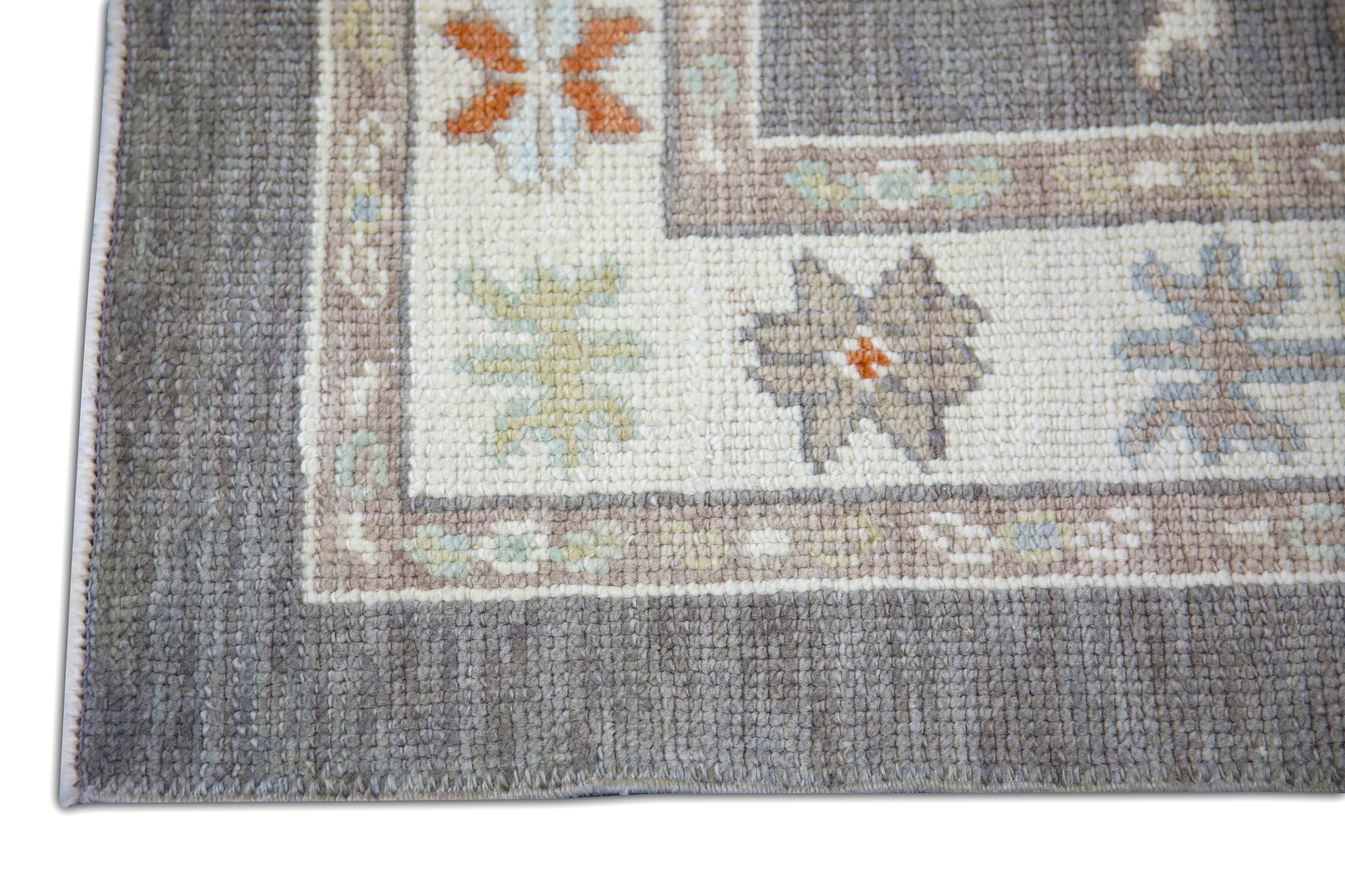 Oushak-Teppich Orientalischer handgeknüpfter türkischer Oushak 2'11