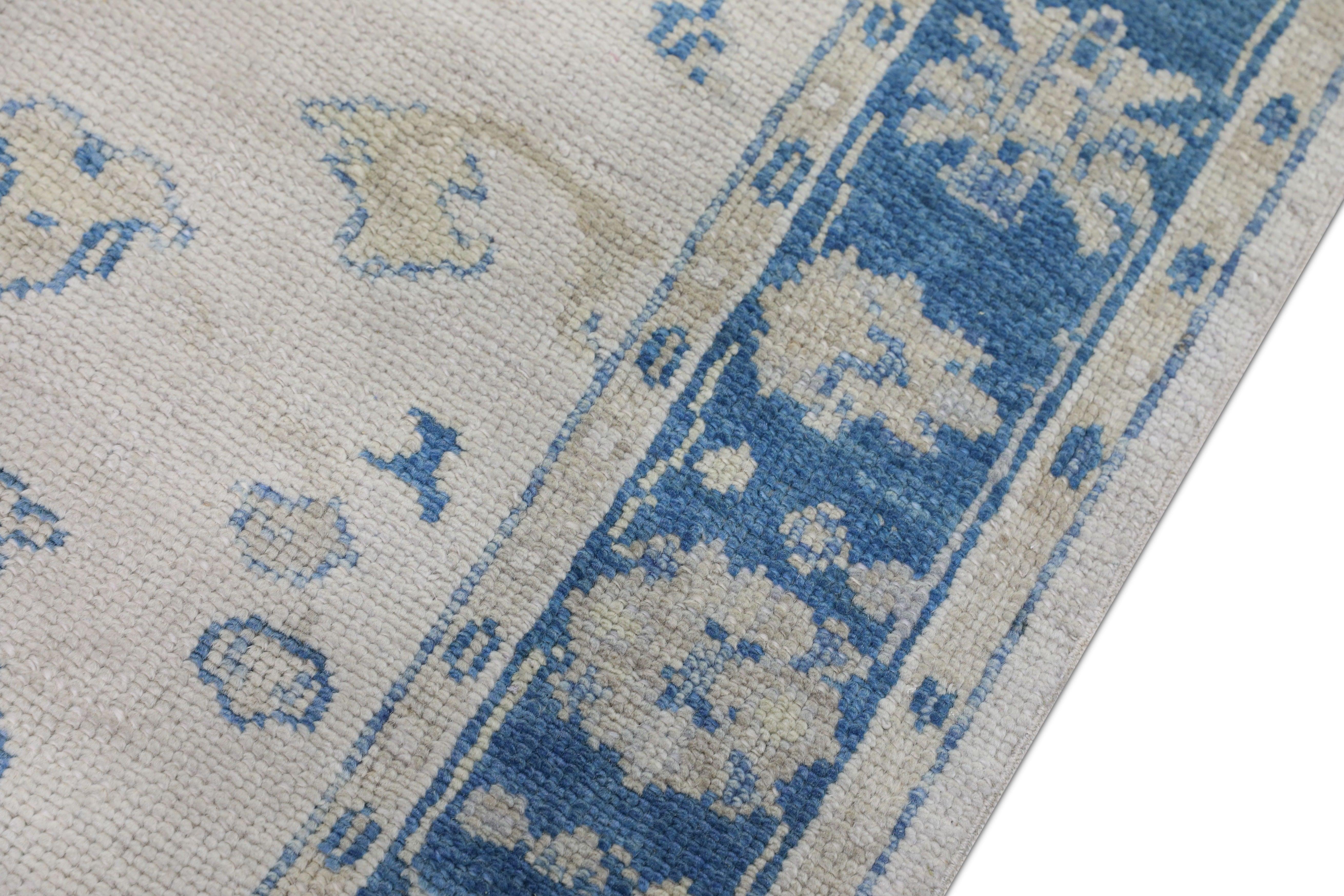Oushak-Teppich Orientalischer handgeknüpfter türkischer Oushak 2'11