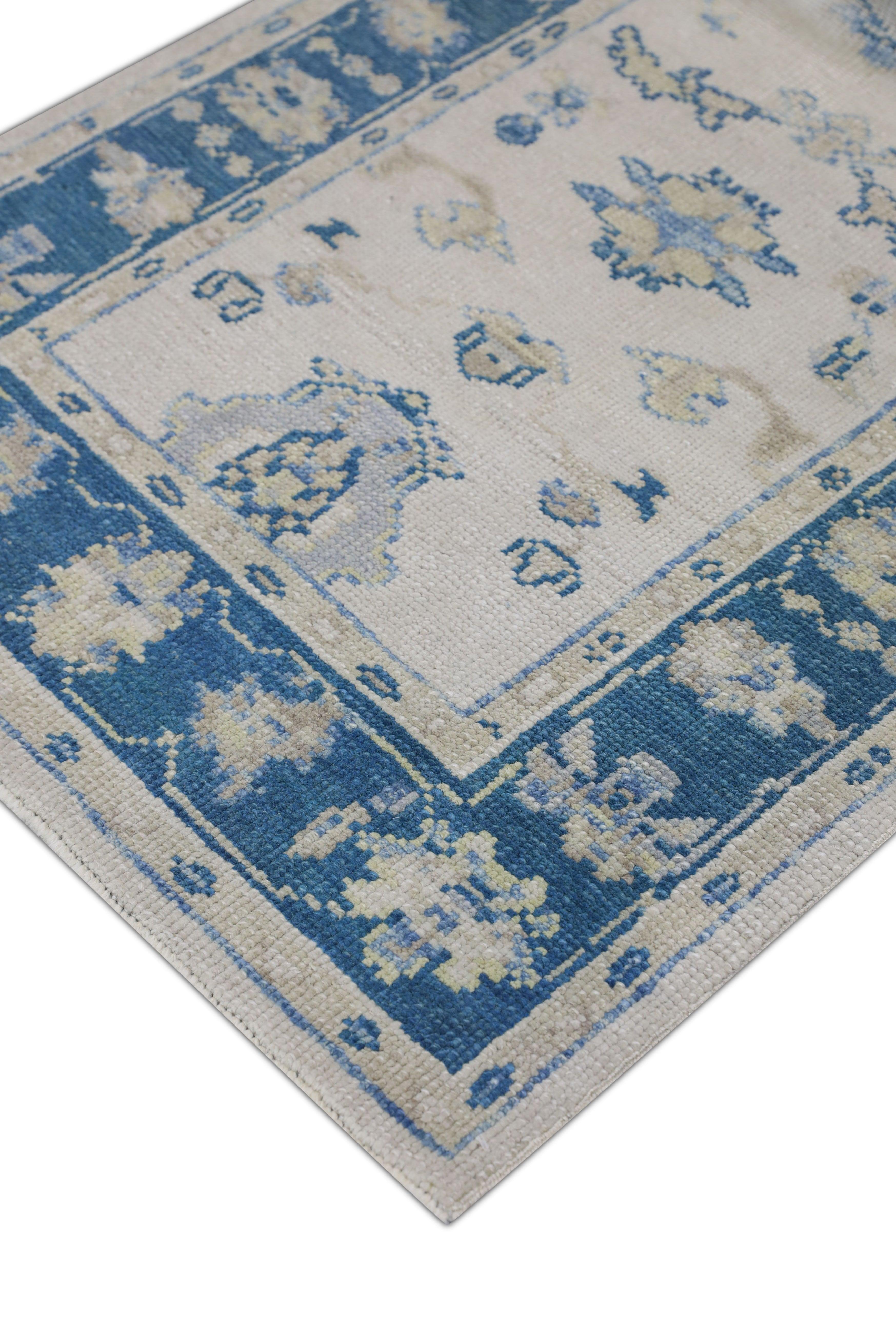 Oushak-Teppich Orientalischer handgeknüpfter türkischer Oushak 2'11