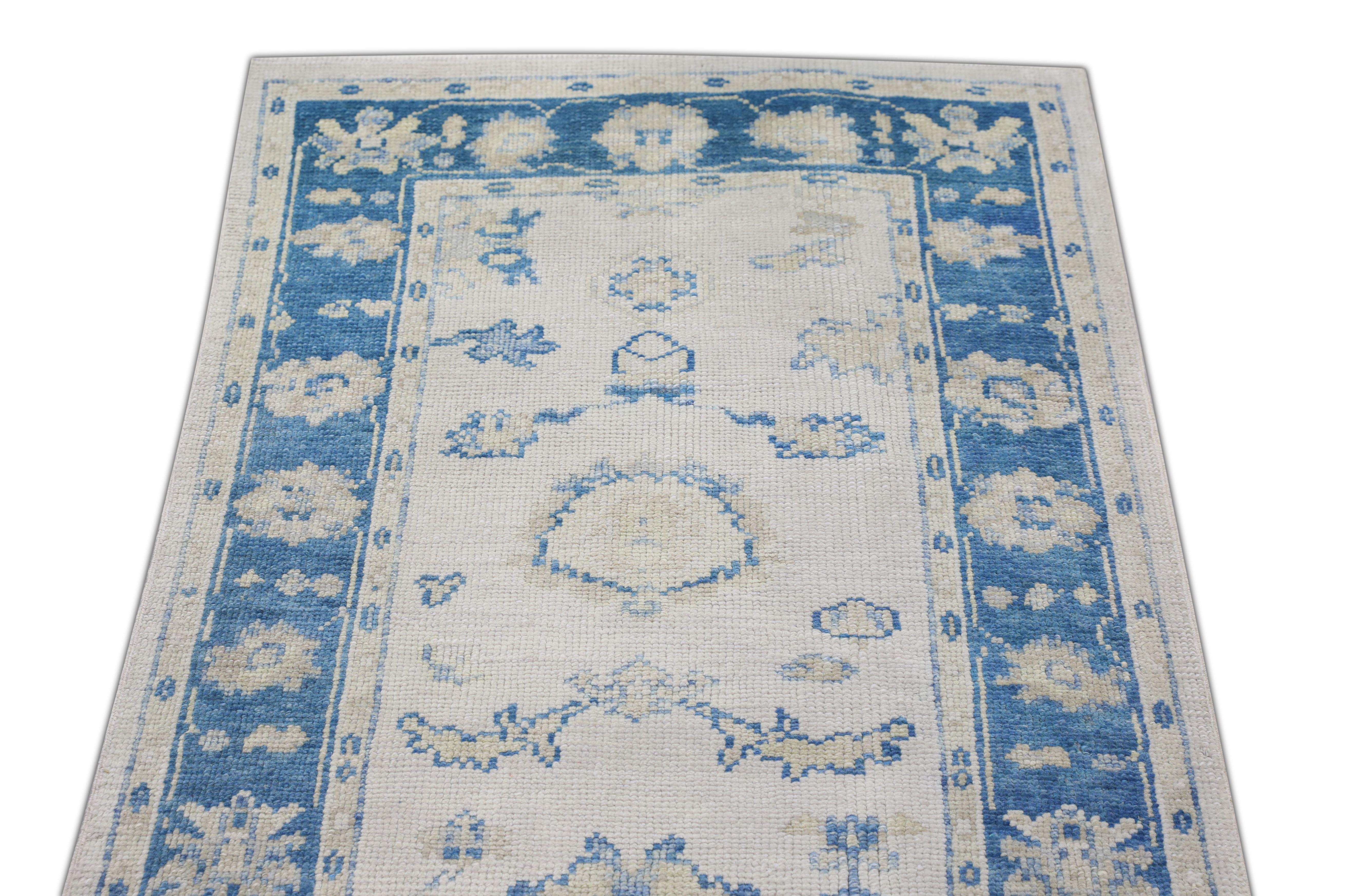 Oushak-Teppich Orientalischer handgeknüpfter türkischer Oushak 2'11