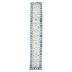 Oushak-Teppich Orientalischer handgeknüpfter türkischer Oushak 2'11" x 16'3" #2973