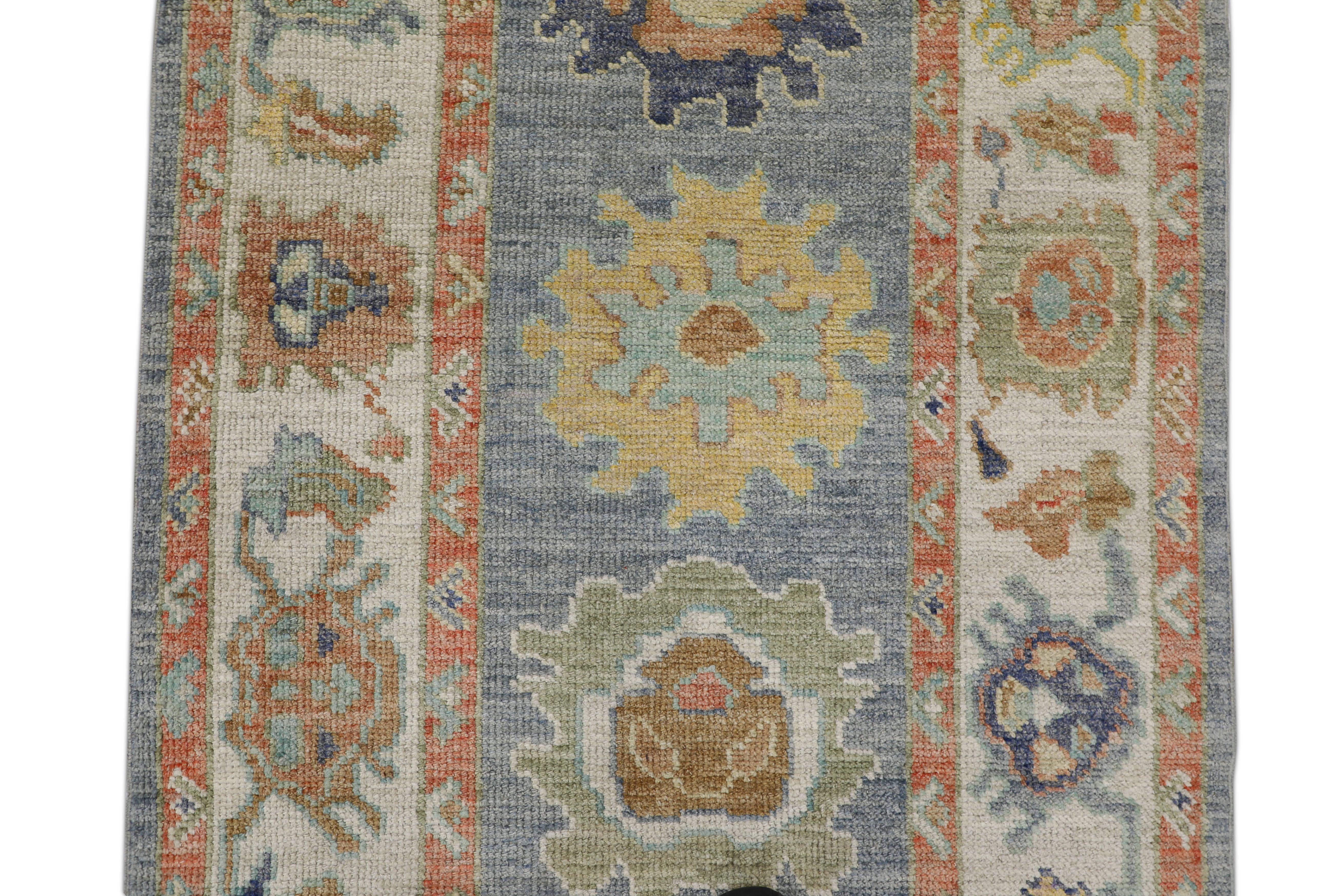 Oushak-Teppich Orientalischer handgeknüpfter türkischer Oushak 2'11