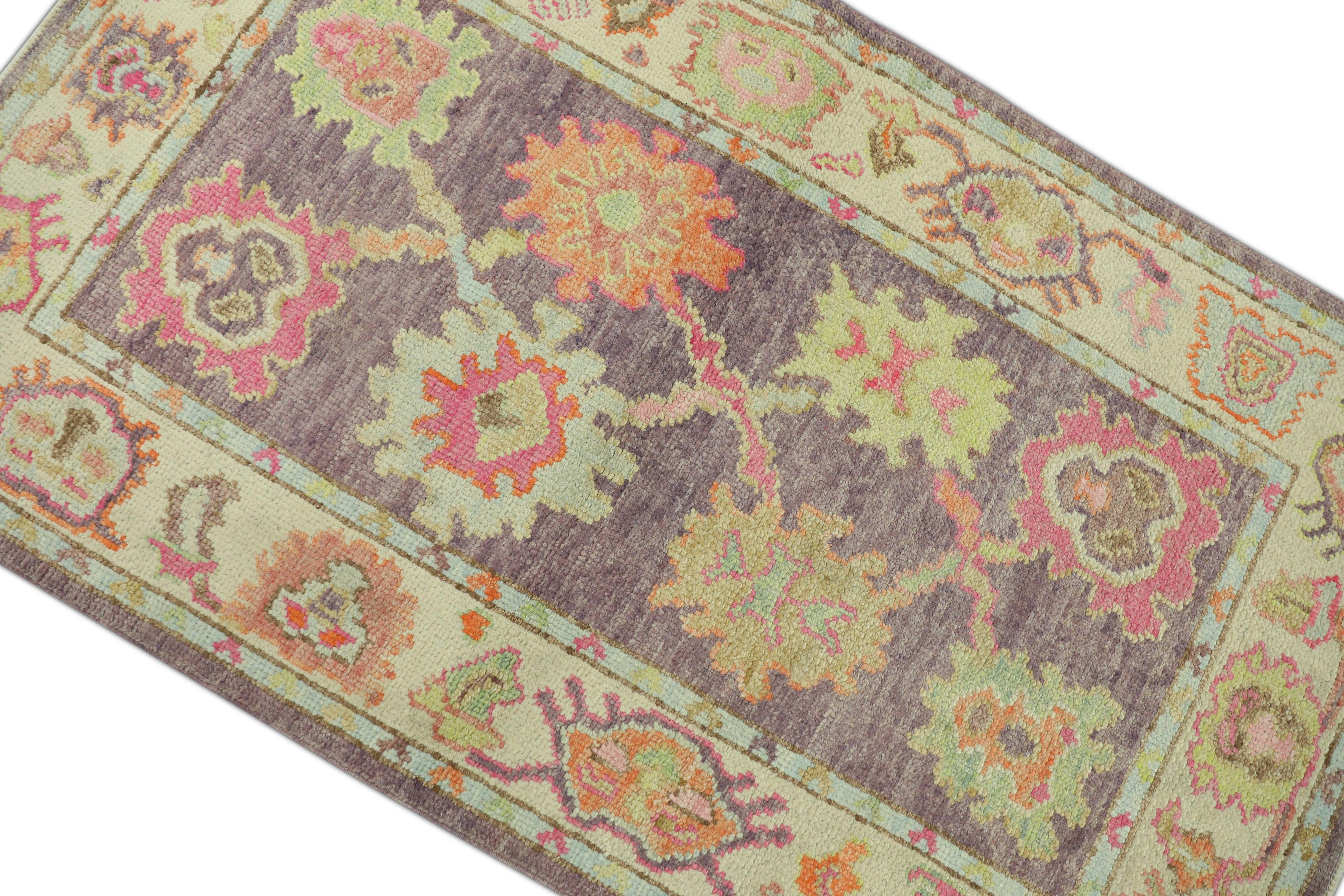 Oushak-Teppich Orientalischer handgeknüpfter türkischer Oushak 2'11