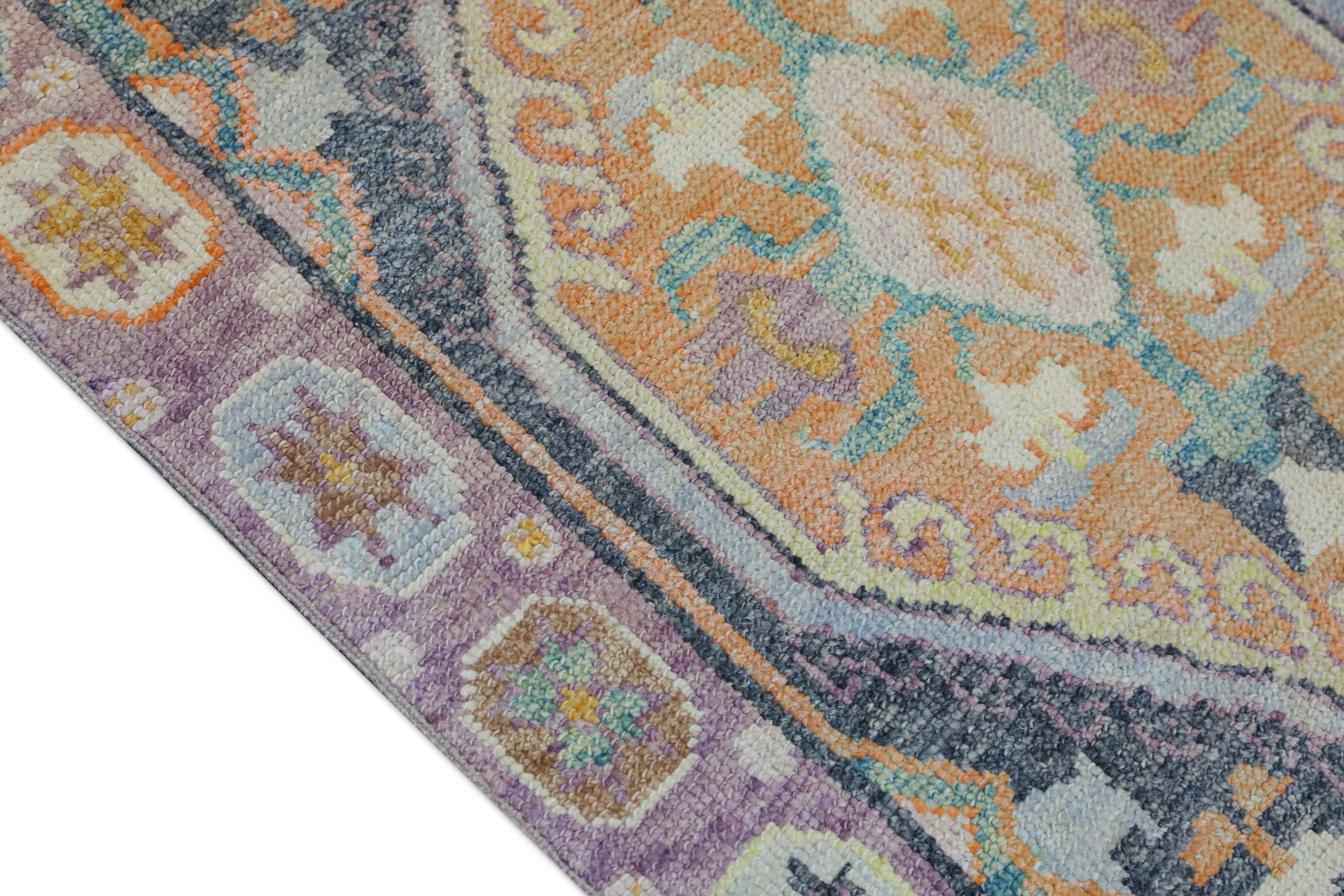 Oushak-Teppich Orientalischer handgeknüpfter türkischer Oushak 2'11