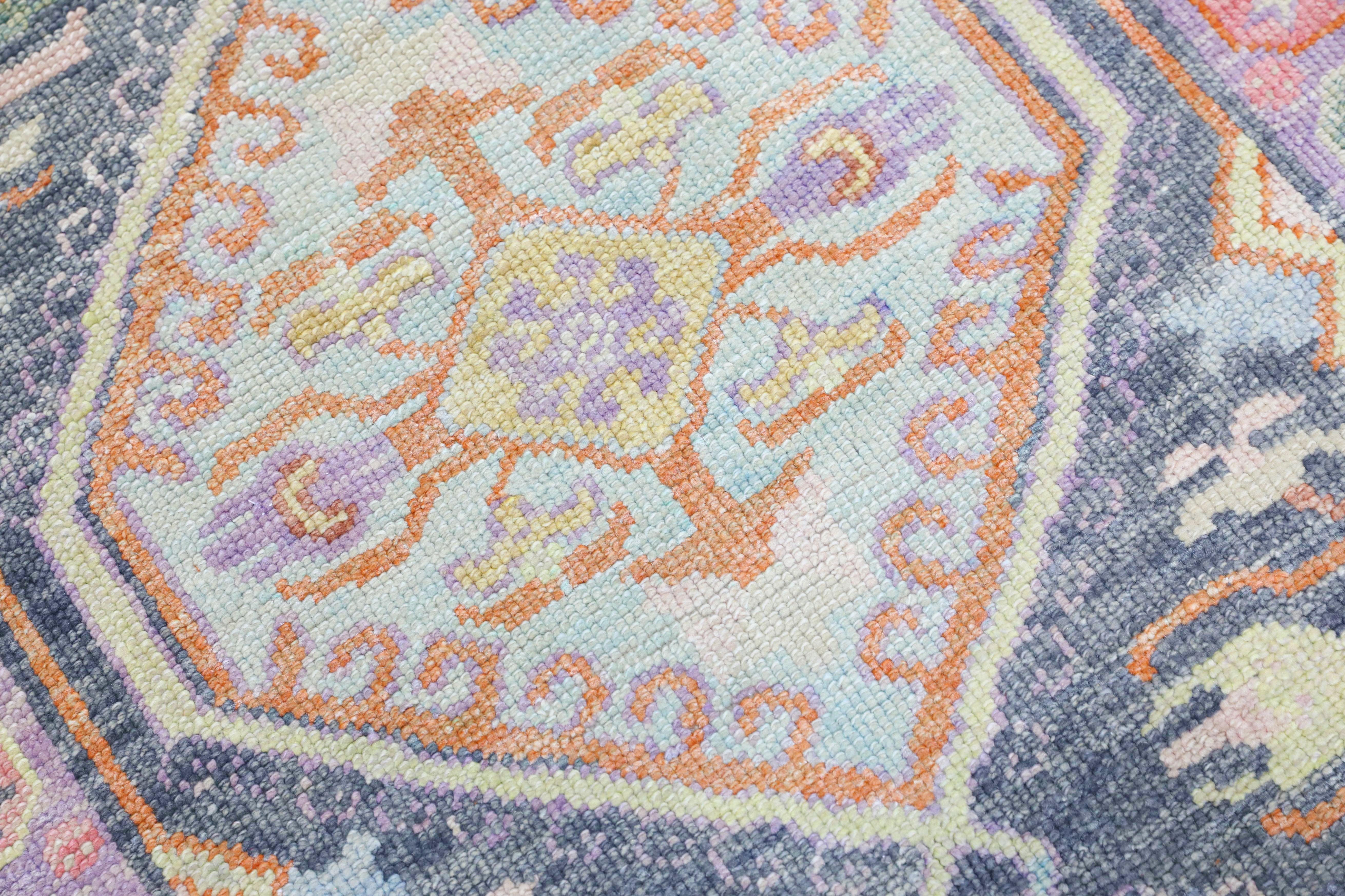 Oushak Rugs Oriental Hand Knots Rugs Turkish Oushak 2'11