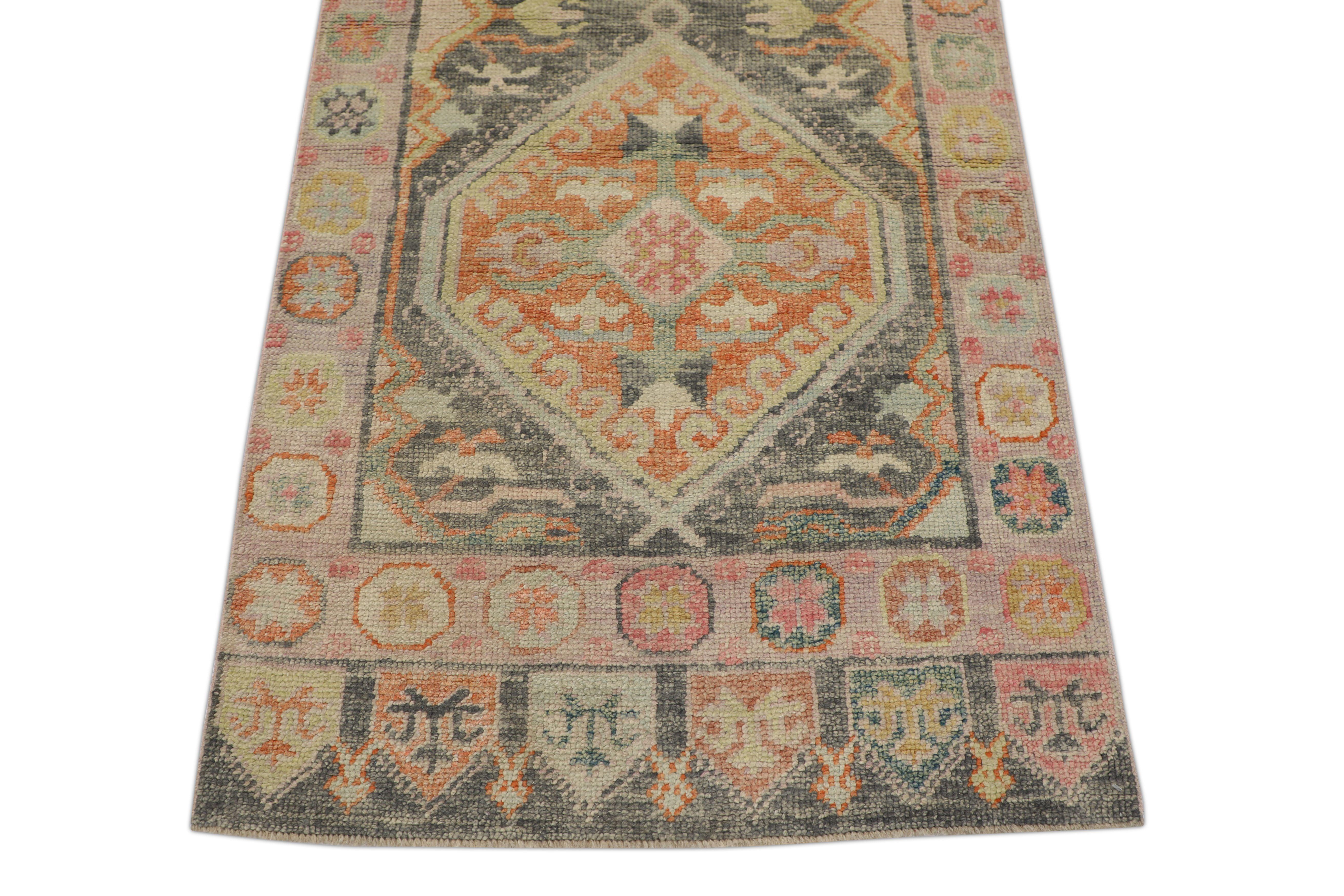 Oushak-Teppich Orientalischer handgeknüpfter türkischer Oushak 2'11