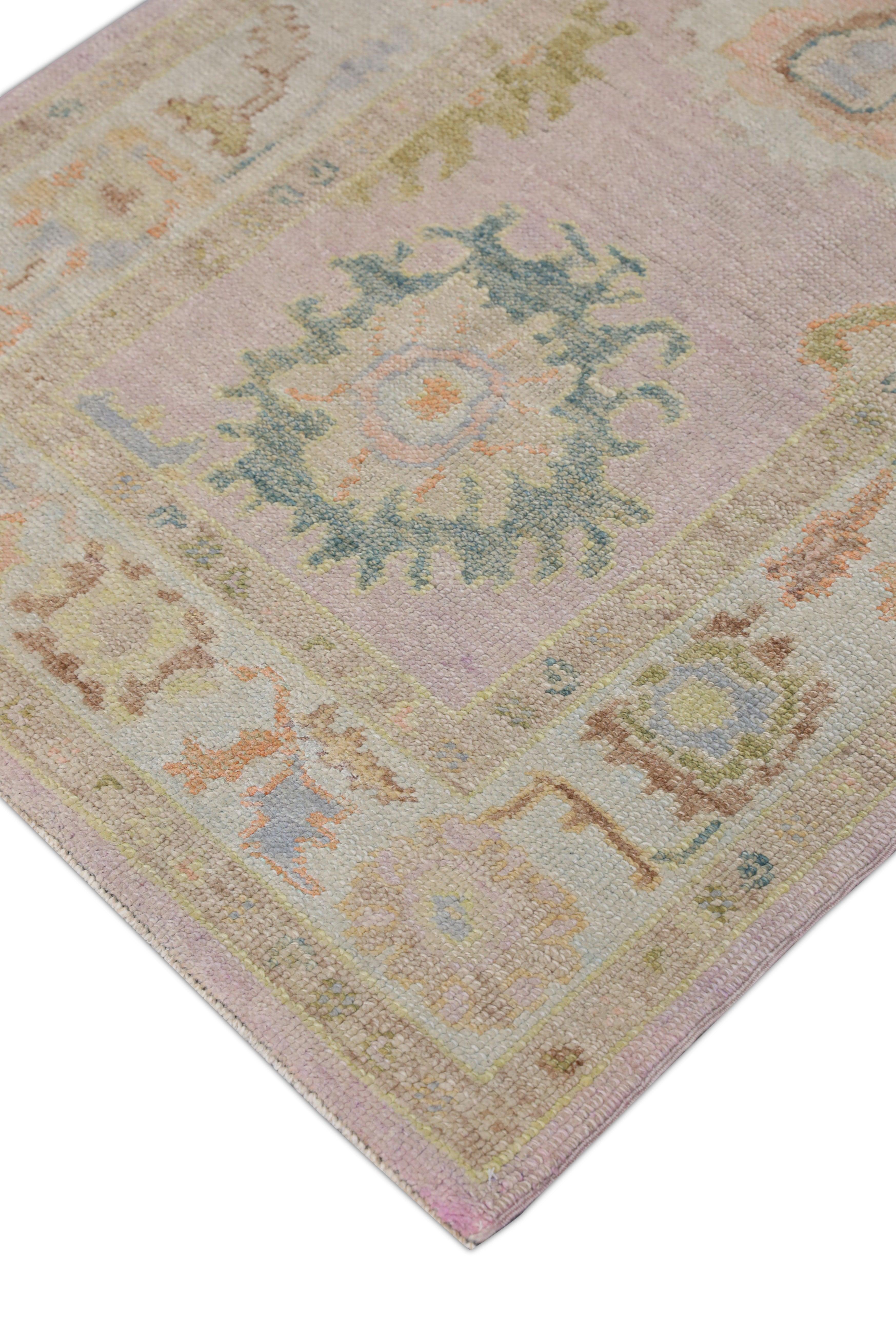 Oushak-Teppich Orientalischer handgeknüpfter türkischer Oushak 2'11