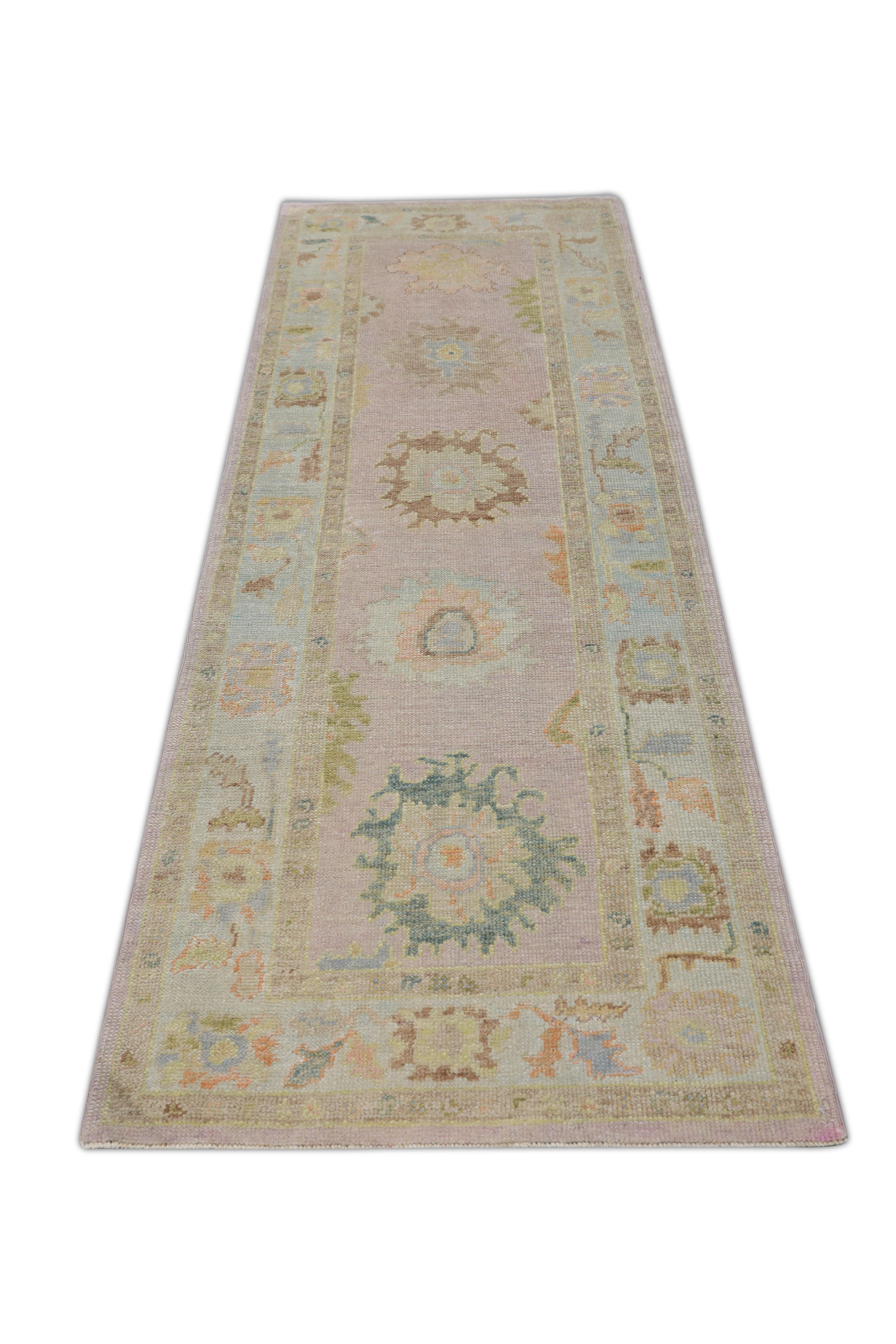 Oushak-Teppich Orientalischer handgeknüpfter türkischer Oushak 2'11