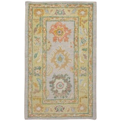 Tapis oriental noué à la main turc Oushak 2
2" x 3
6" n° 6035