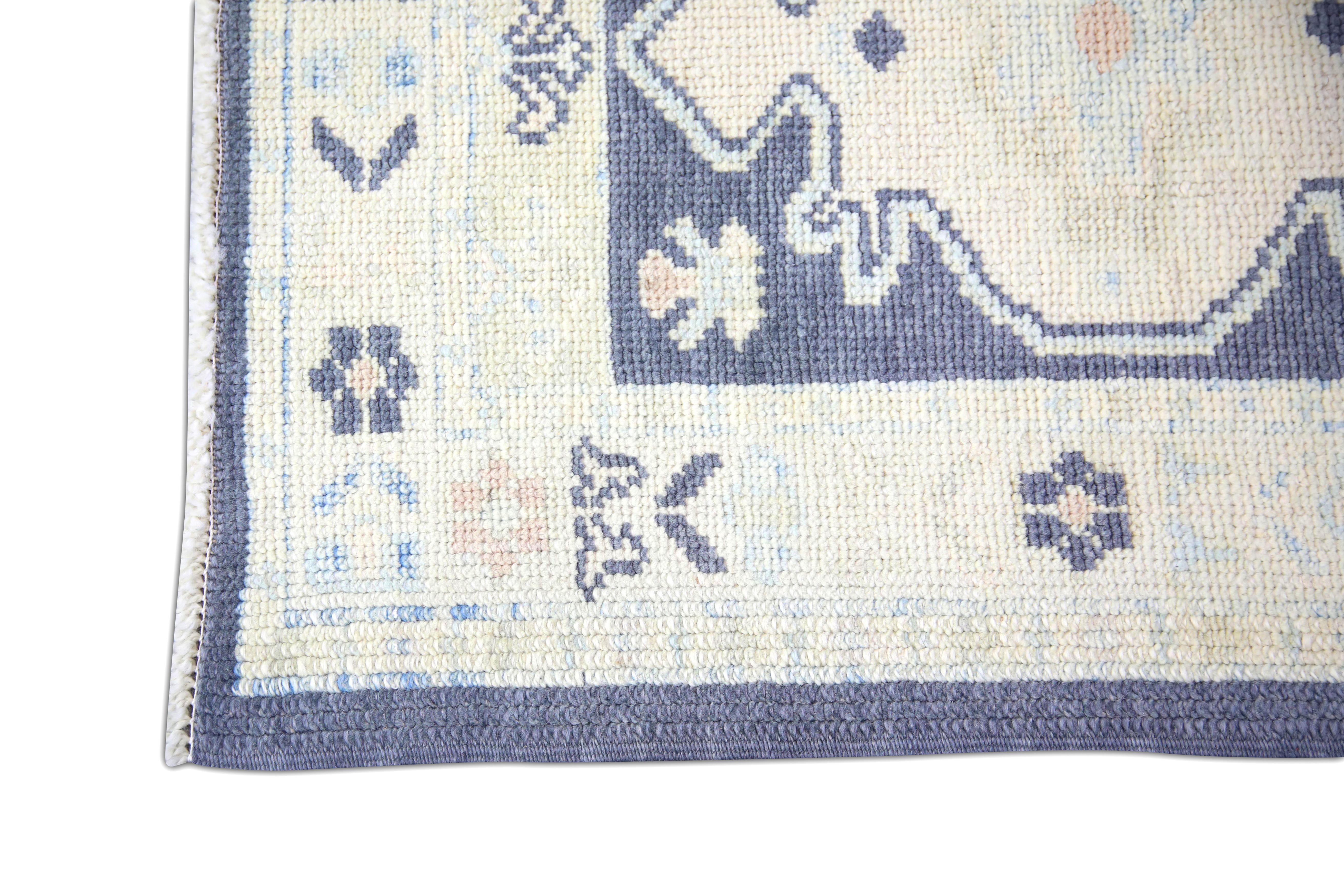 Oushak-Teppich Orientalischer handgeknüpfter türkischer Oushak 2'4