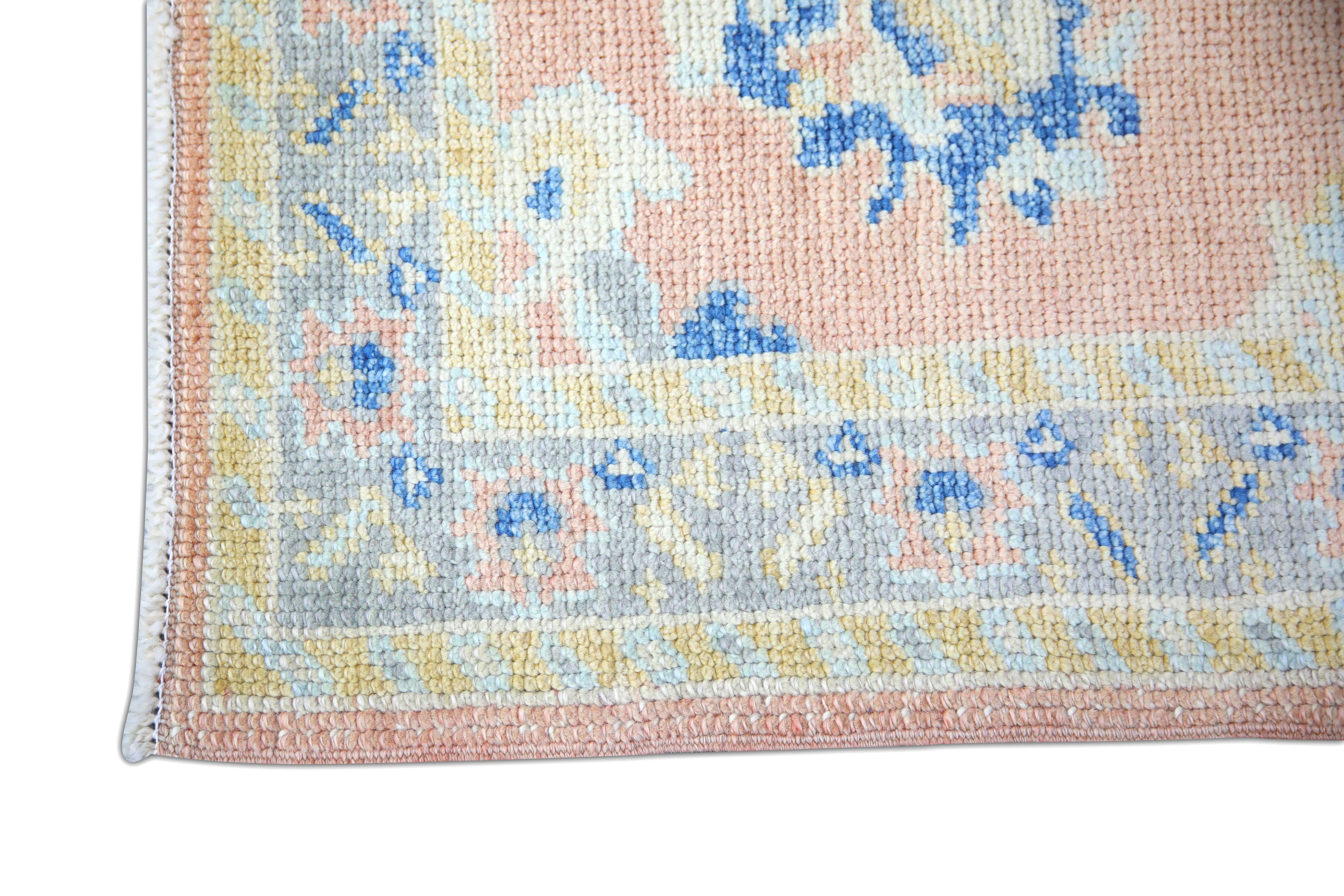 Oushak-Teppich Orientalischer handgeknüpfter türkischer Oushak 2'4