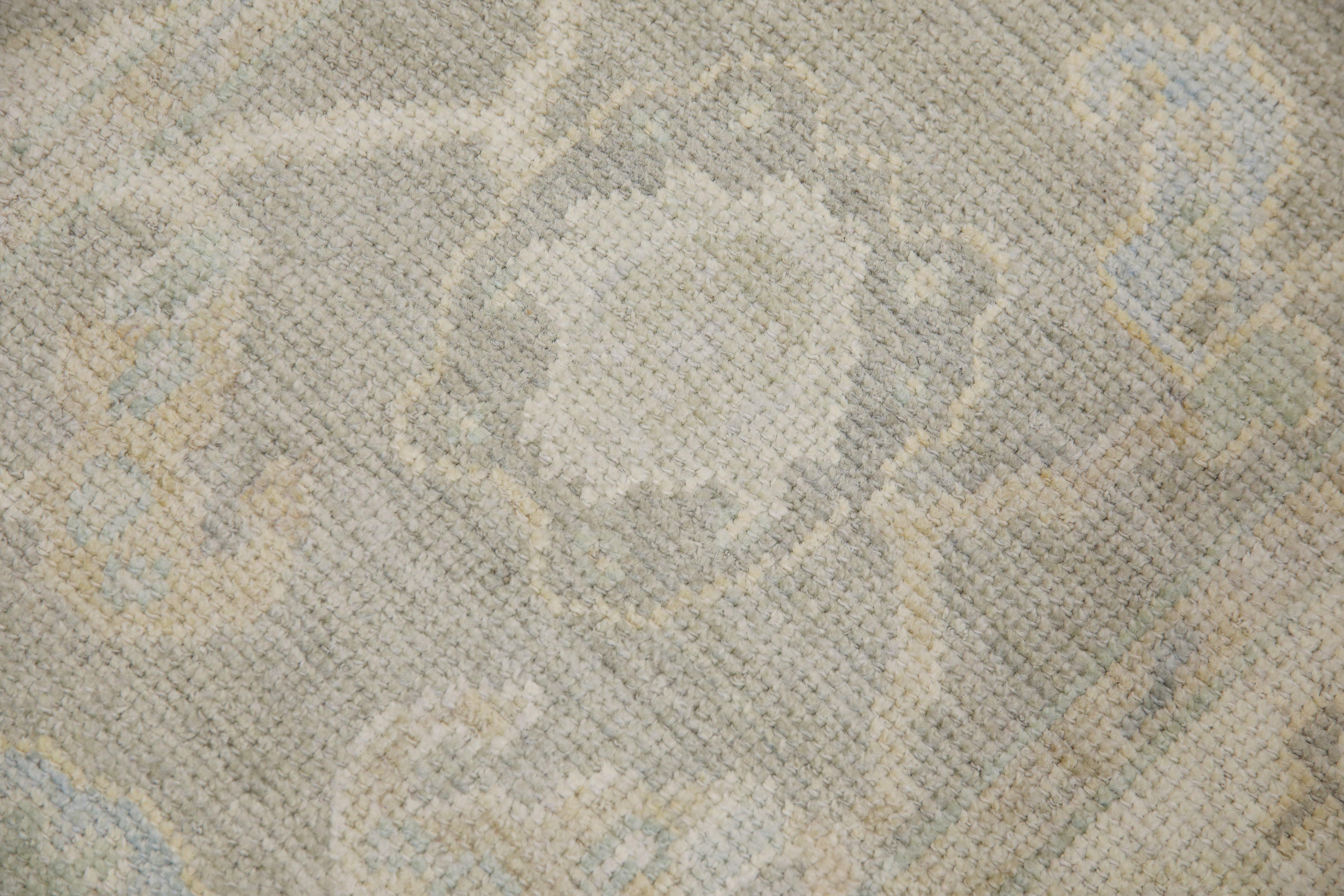 Oushak Rug Oriental Hand Knotted Turkish Oushak 2'4