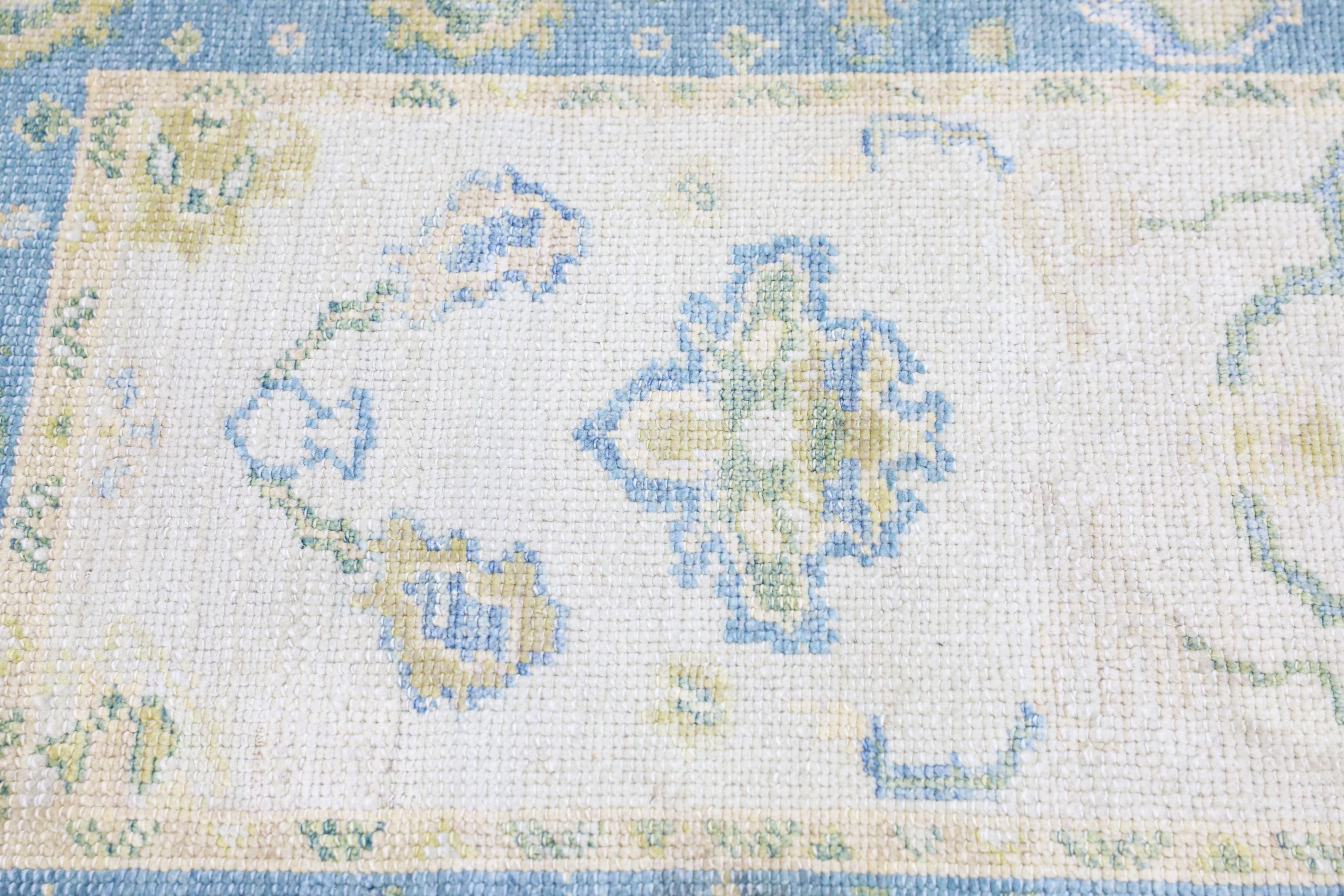 Oushak Rug Oriental Hand Knots Rugs Turkish Oushak 2'5