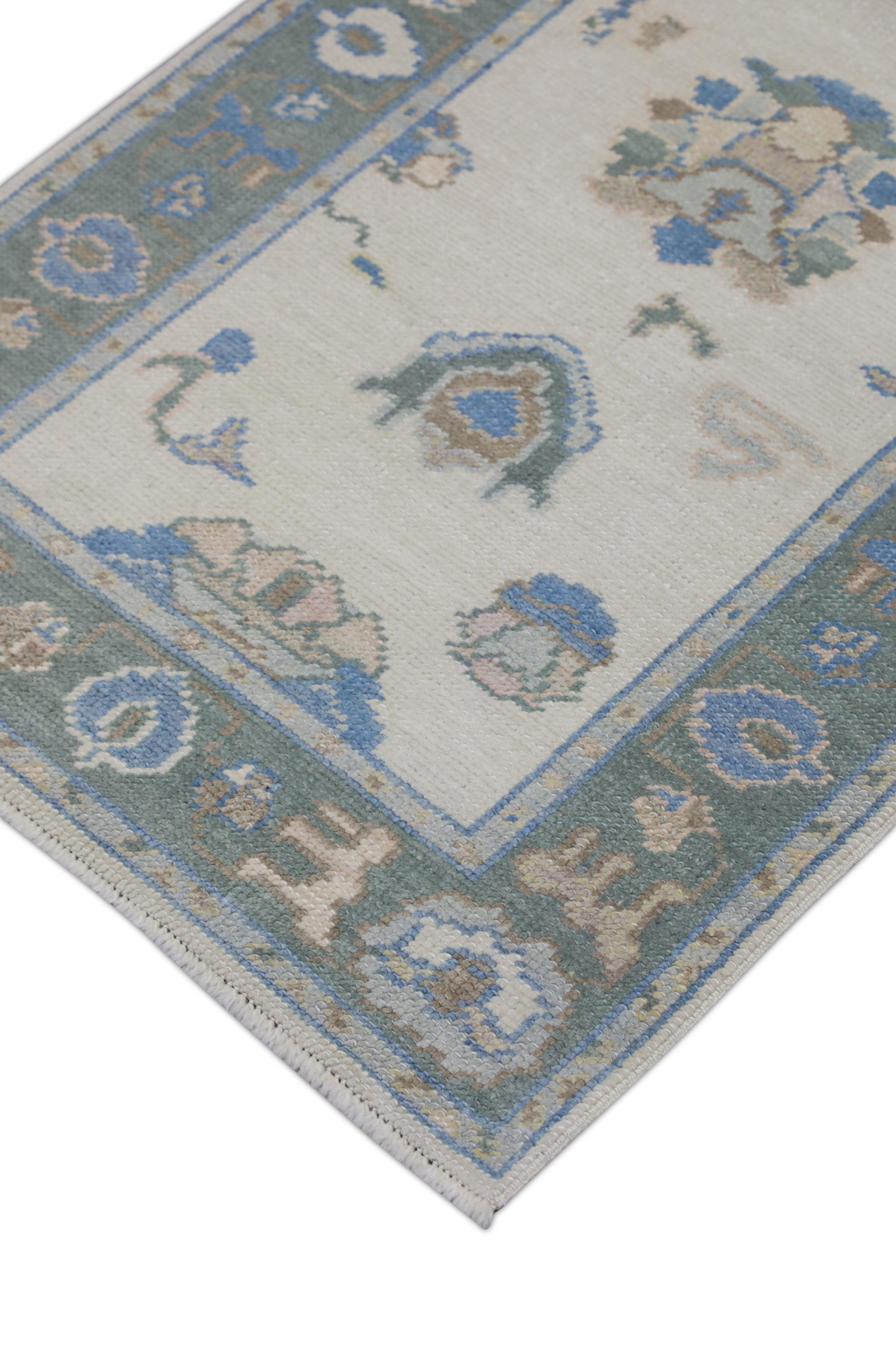 Oushak-Teppich Orientalischer handgeknüpfter türkischer Oushak 2'6