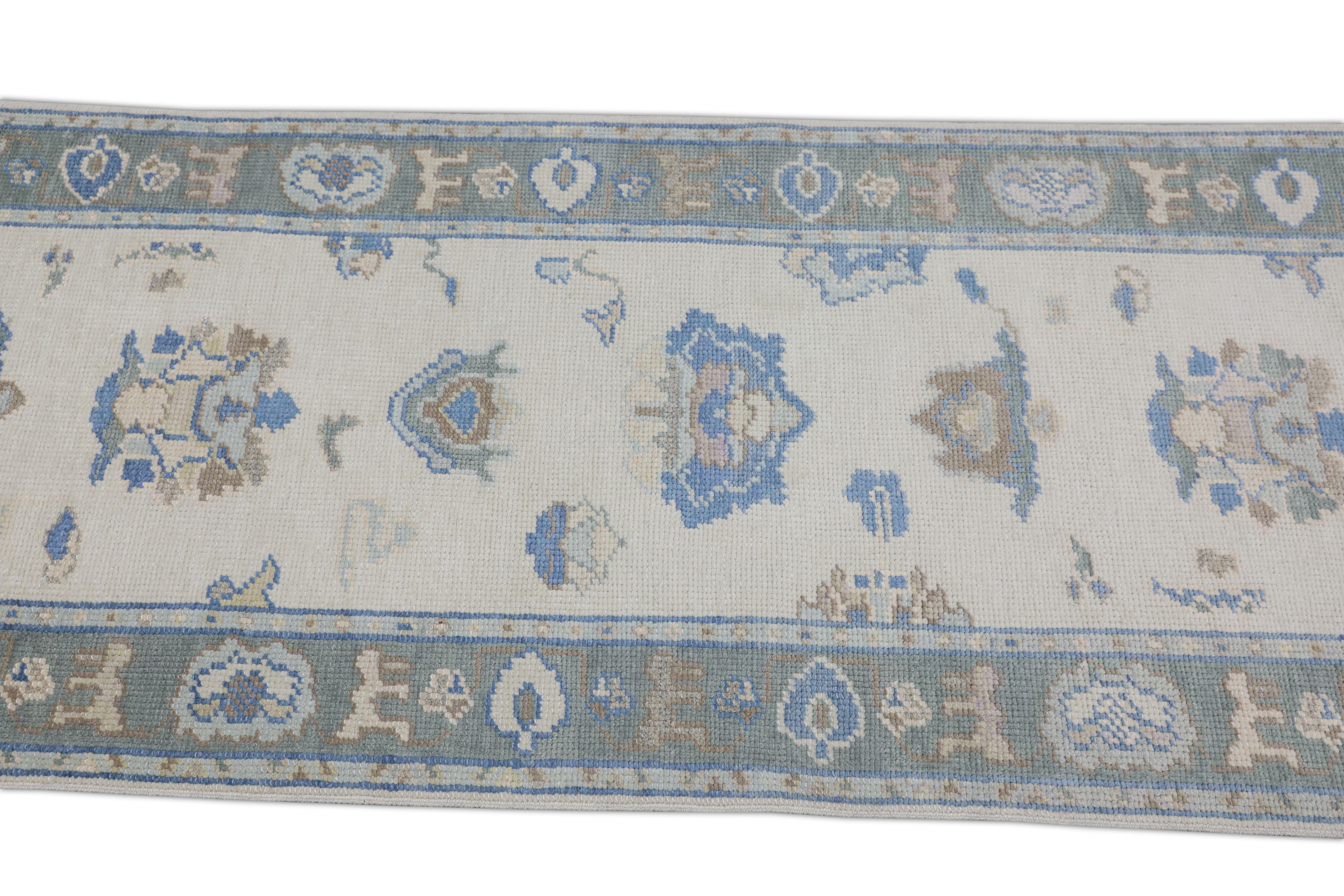 Oushak-Teppich Orientalischer handgeknüpfter türkischer Oushak 2'6