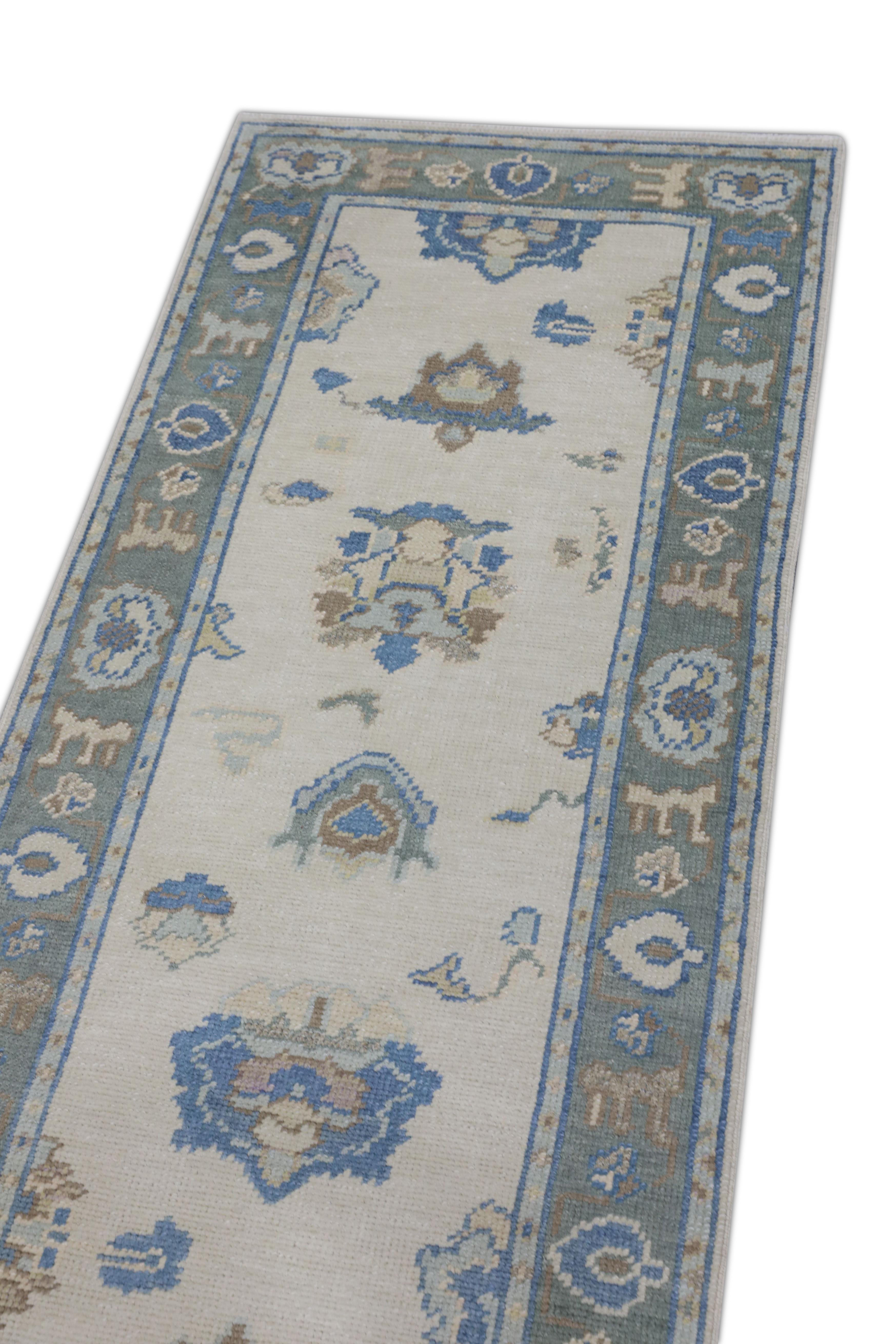 Oushak-Teppich Orientalischer handgeknüpfter türkischer Oushak 2'6