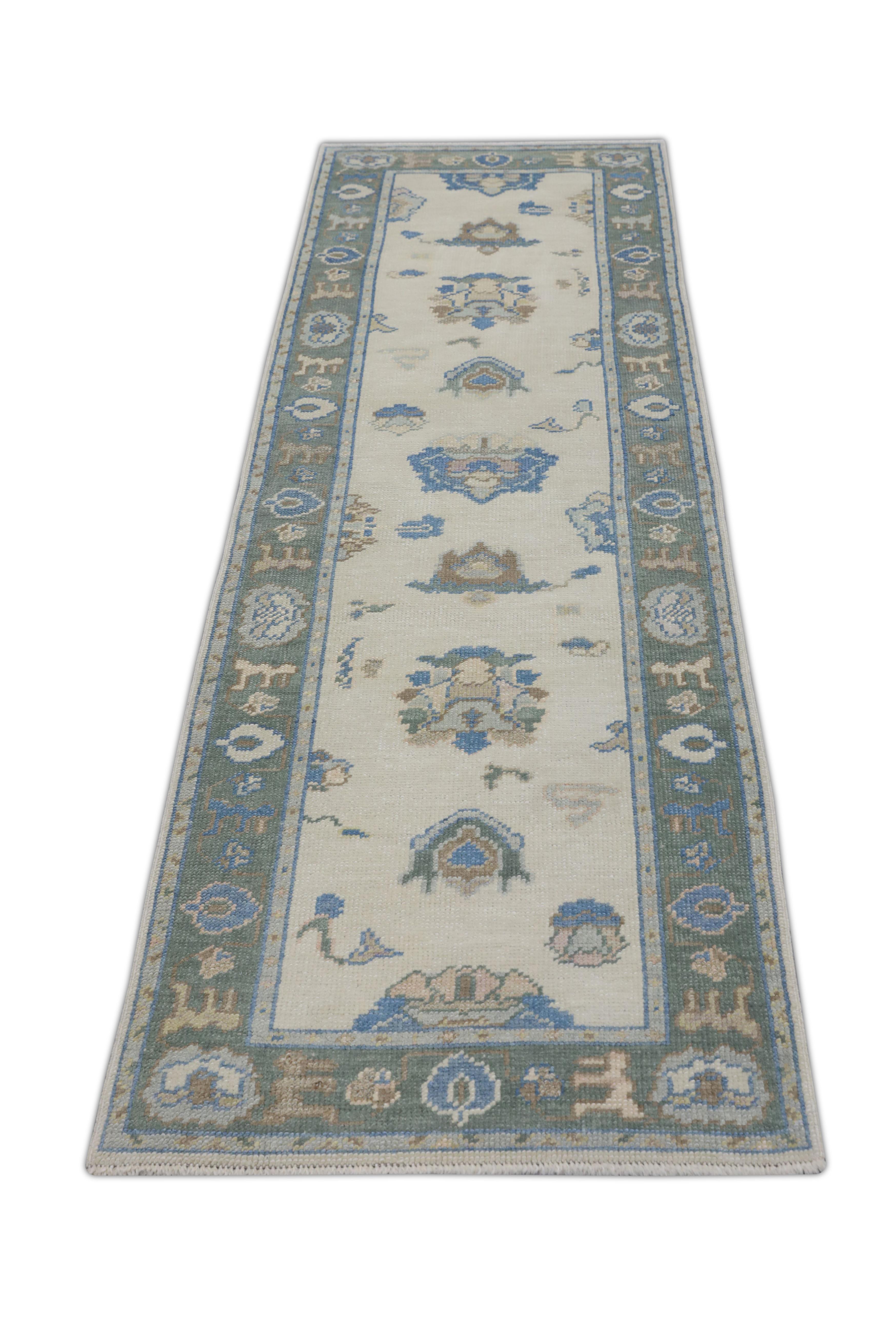 Oushak-Teppich Orientalischer handgeknüpfter türkischer Oushak 2'6