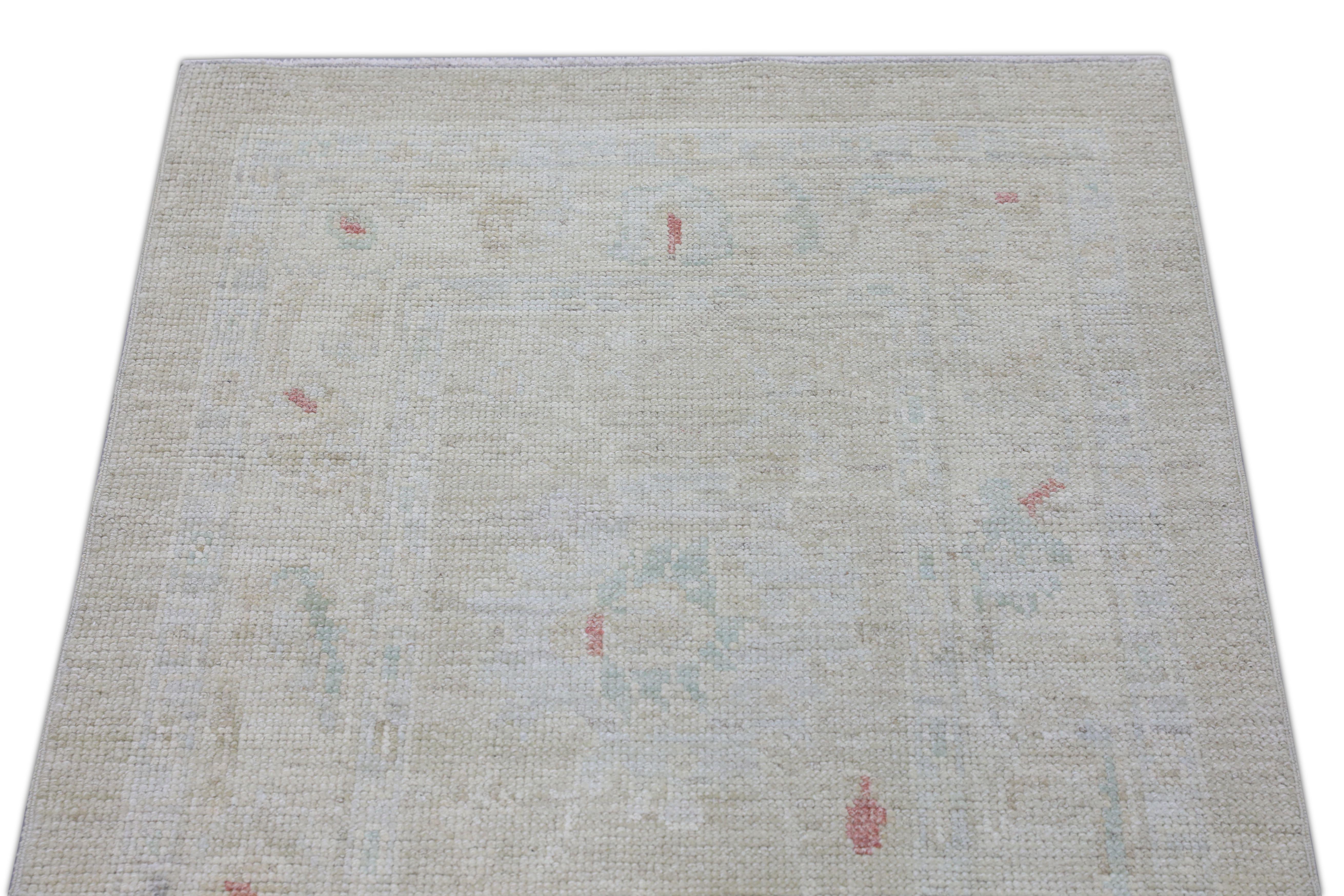 Oushak-Teppich Orientalischer handgeknüpfter türkischer Oushak 2'7