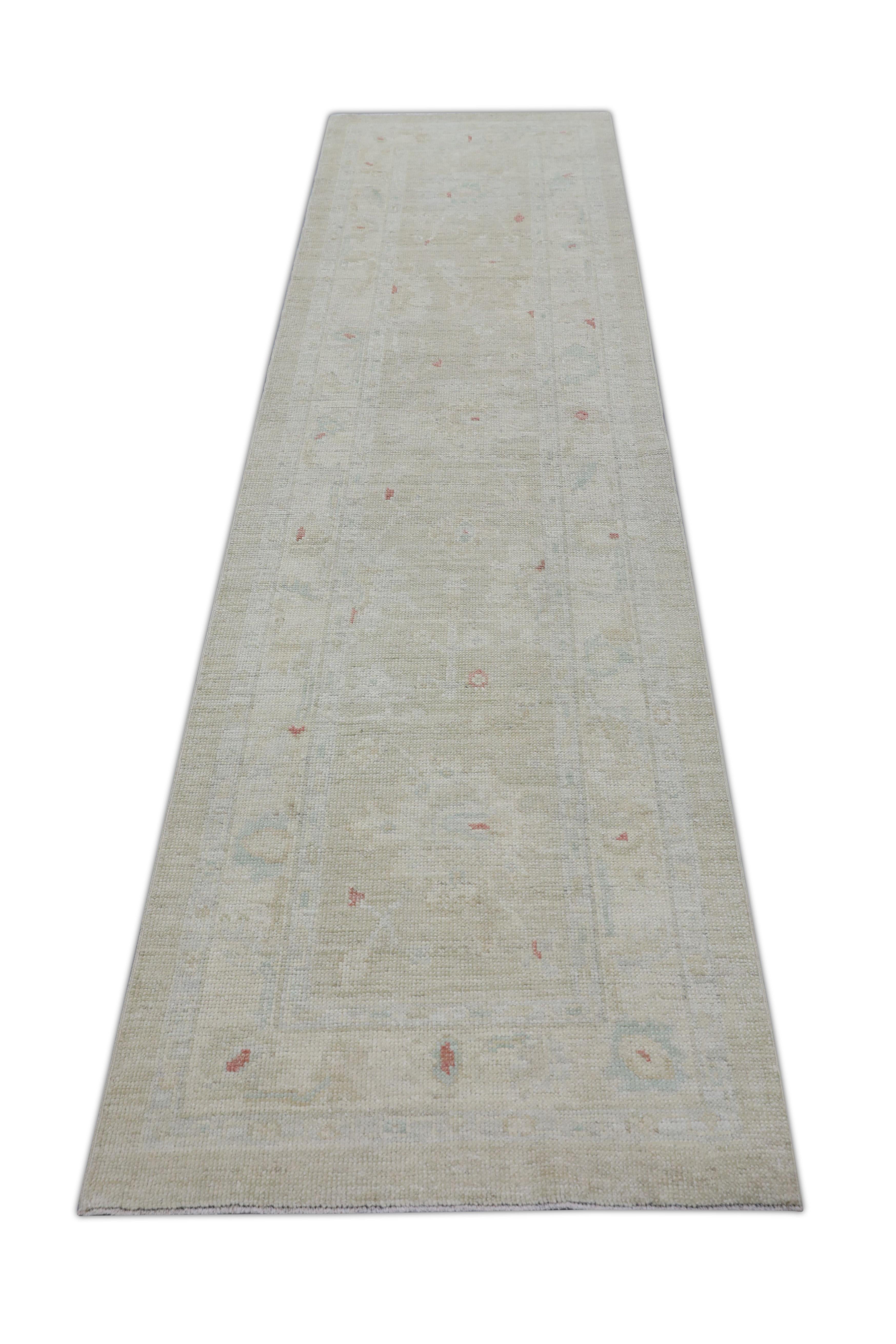 Oushak-Teppich Orientalischer handgeknüpfter türkischer Oushak 2'7