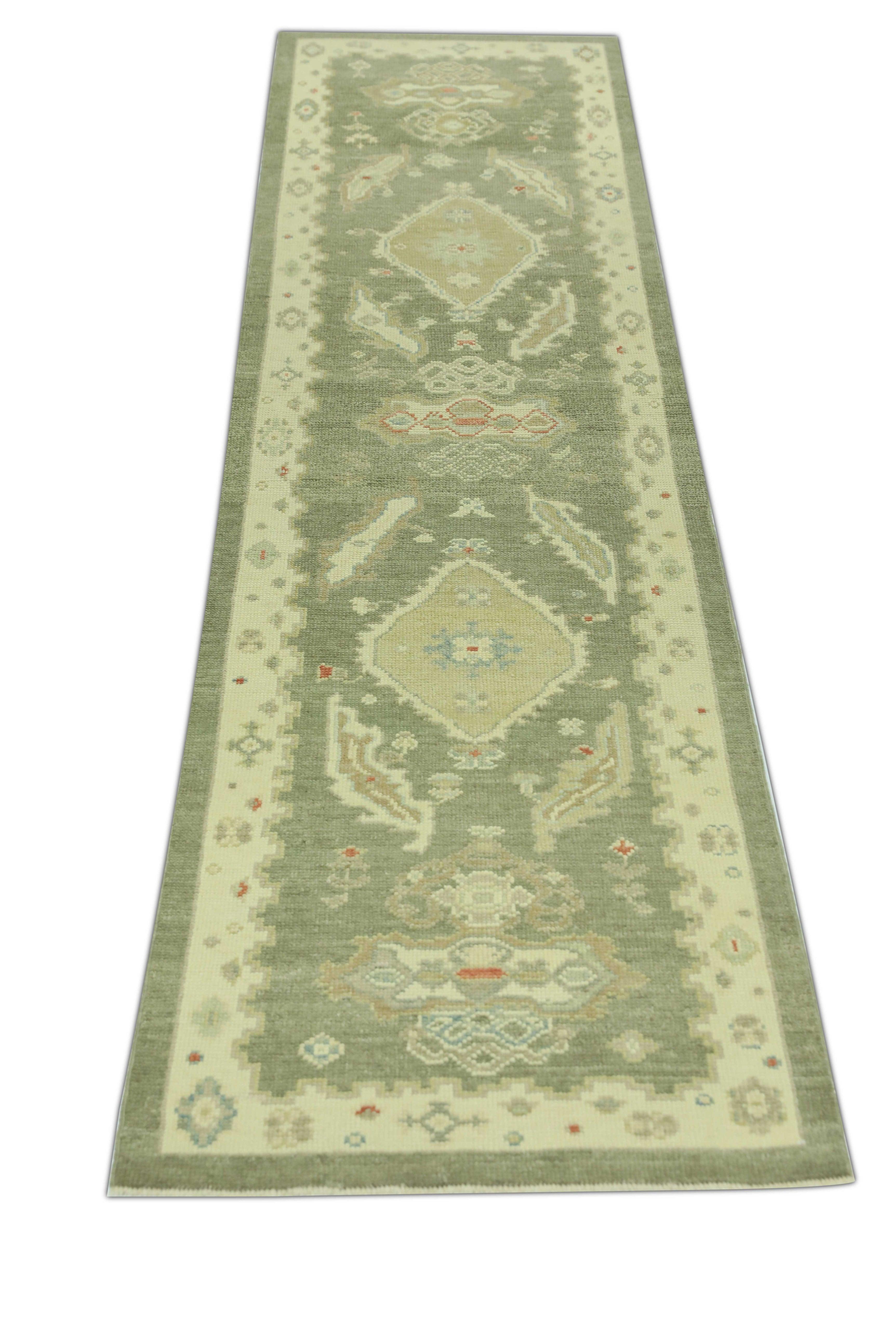 Oushak-Teppich Orientalischer handgeknüpfter türkischer Oushak 2'7