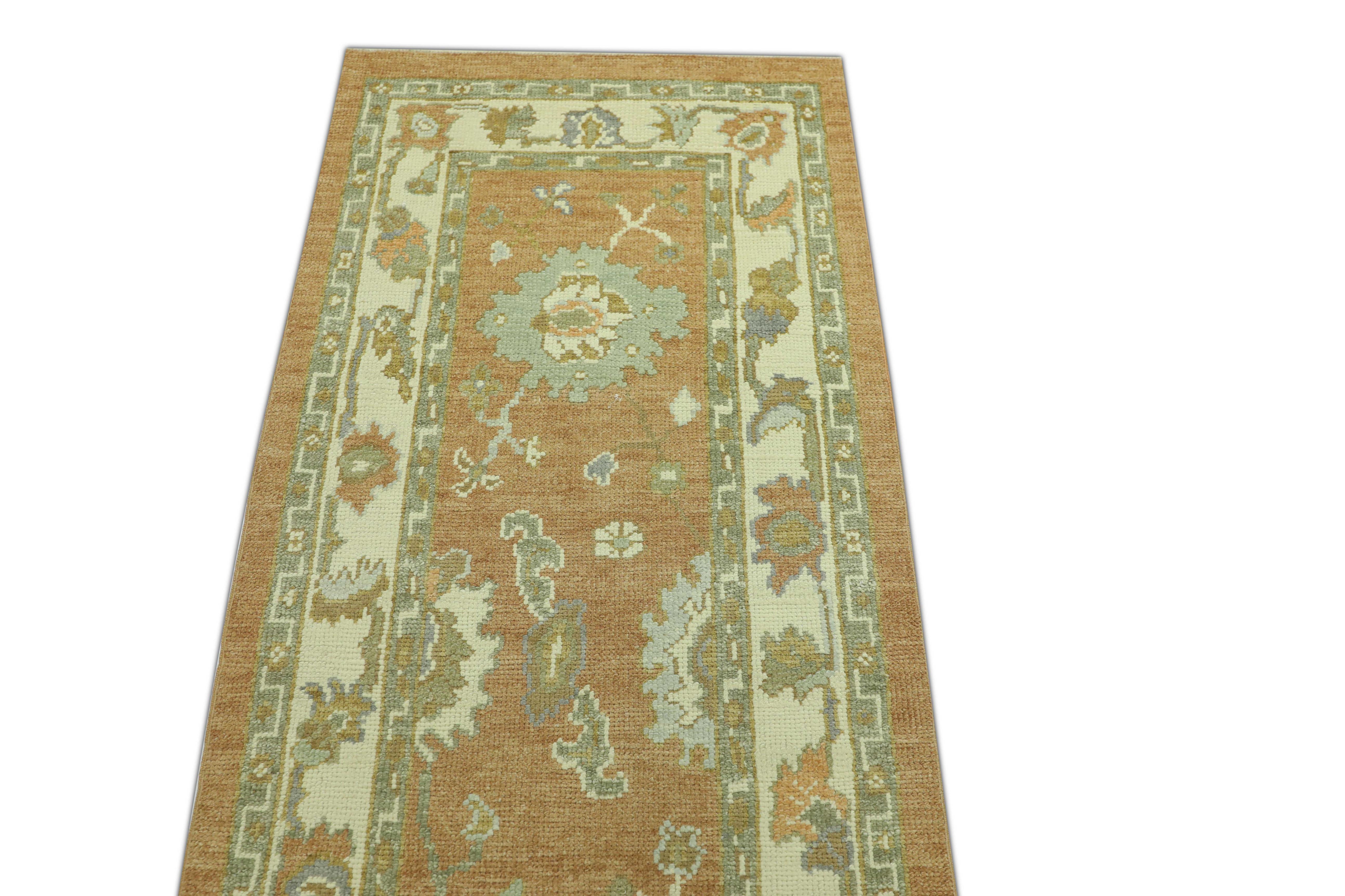 Oushak-Teppich Orientalischer handgeknüpfter türkischer Oushak 2'7