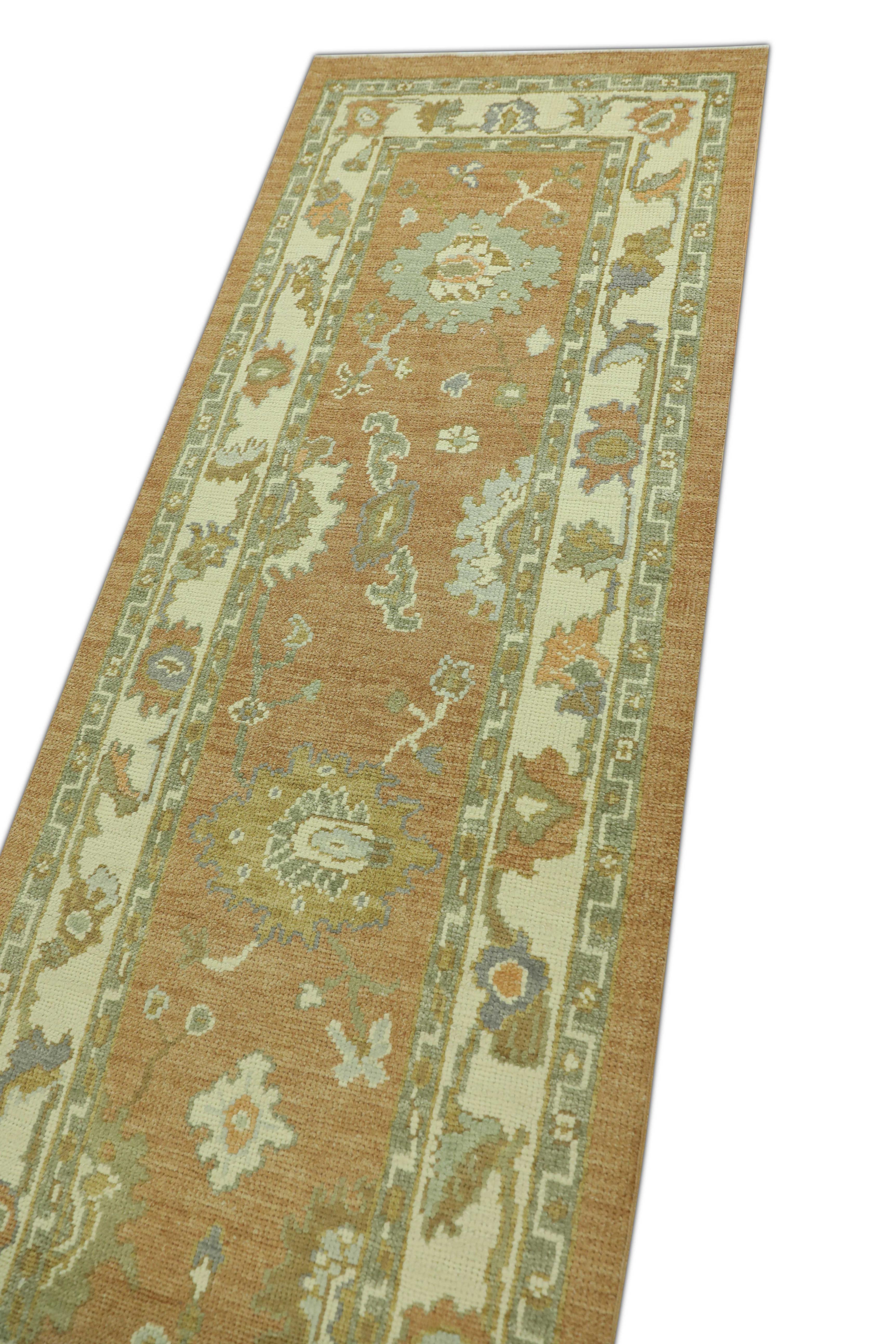Oushak-Teppich Orientalischer handgeknüpfter türkischer Oushak 2'7