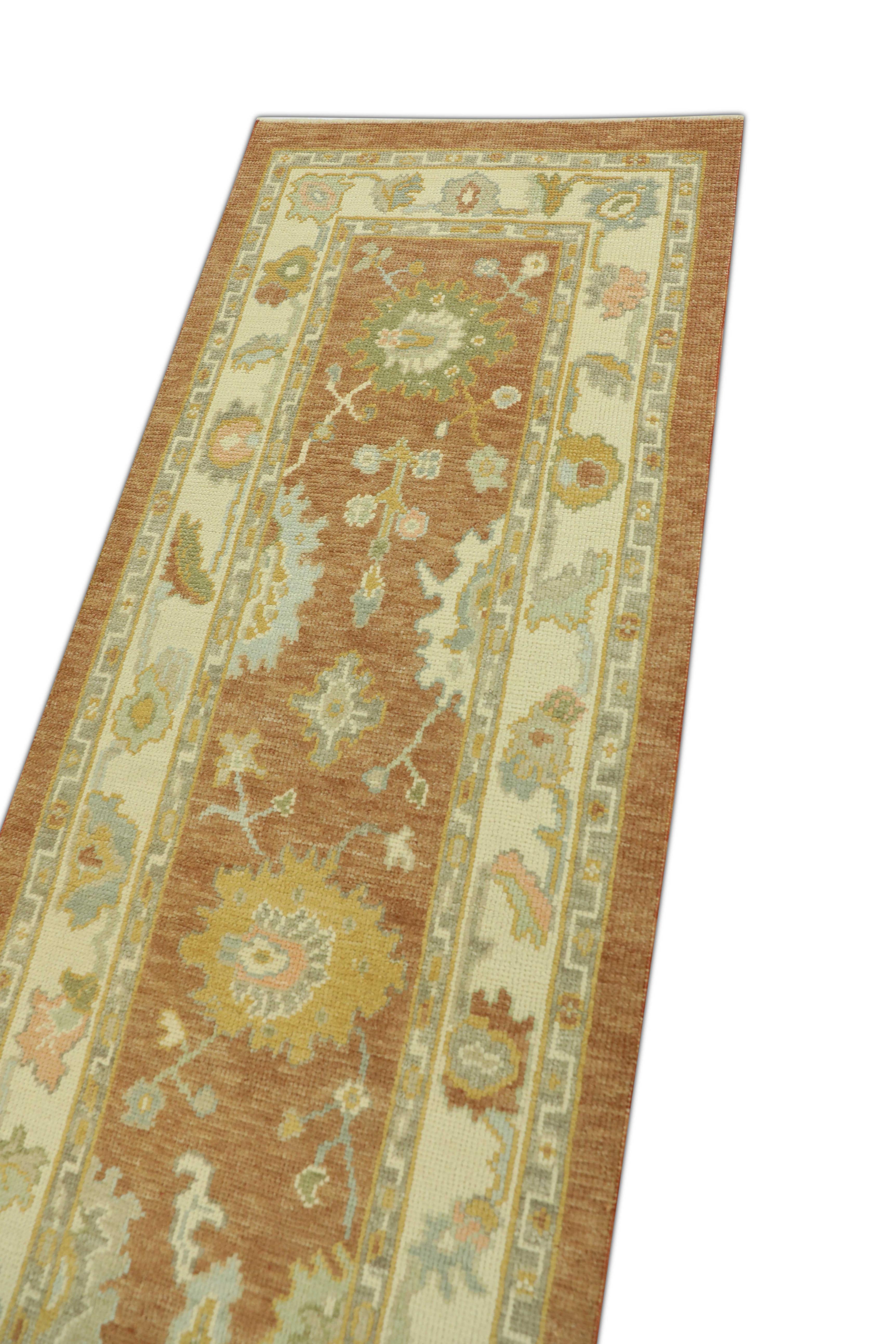 Oushak-Teppich Orientalischer handgeknüpfter türkischer Oushak 2'7