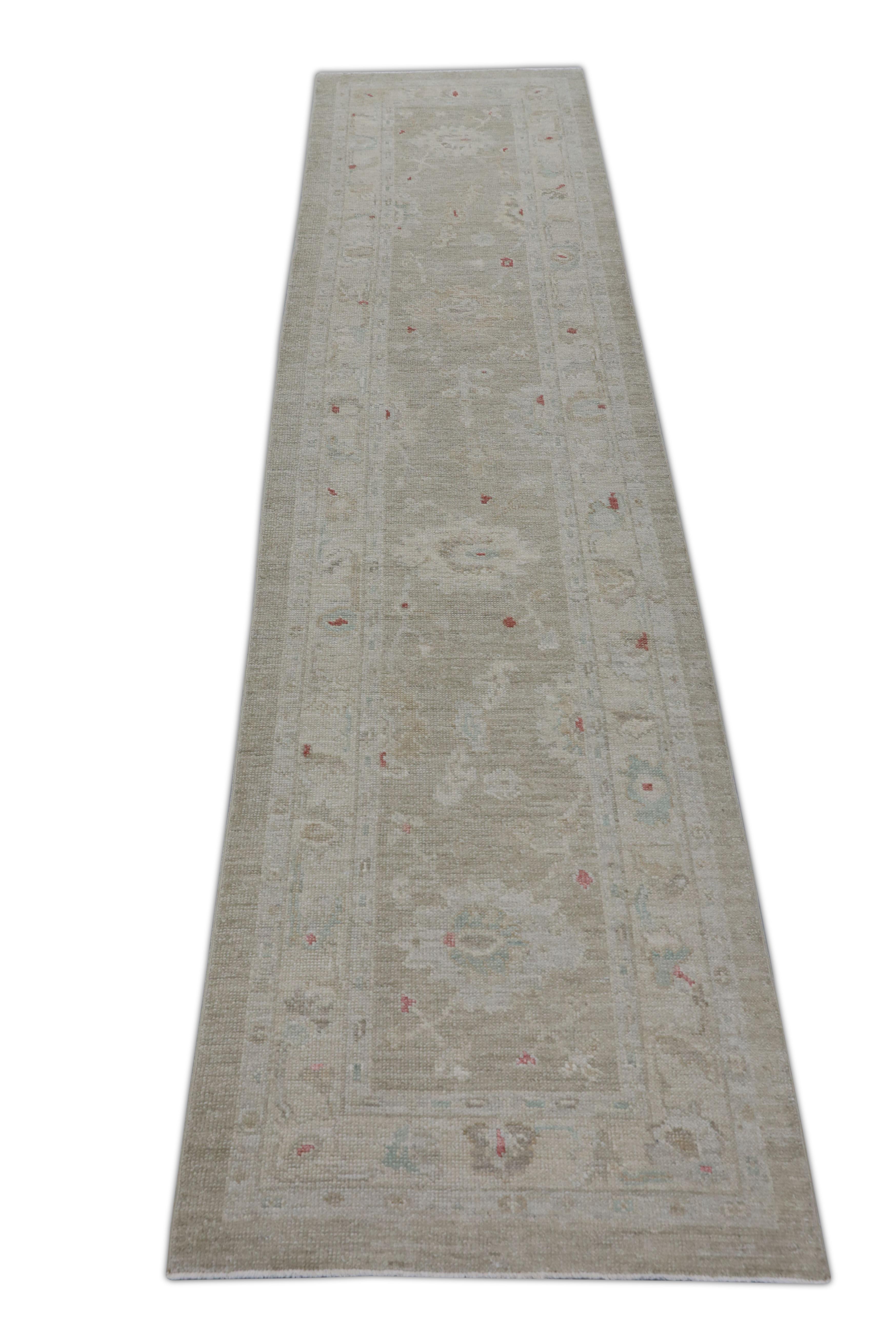Oushak-Teppich Orientalischer handgeknüpfter türkischer Oushak 2'8