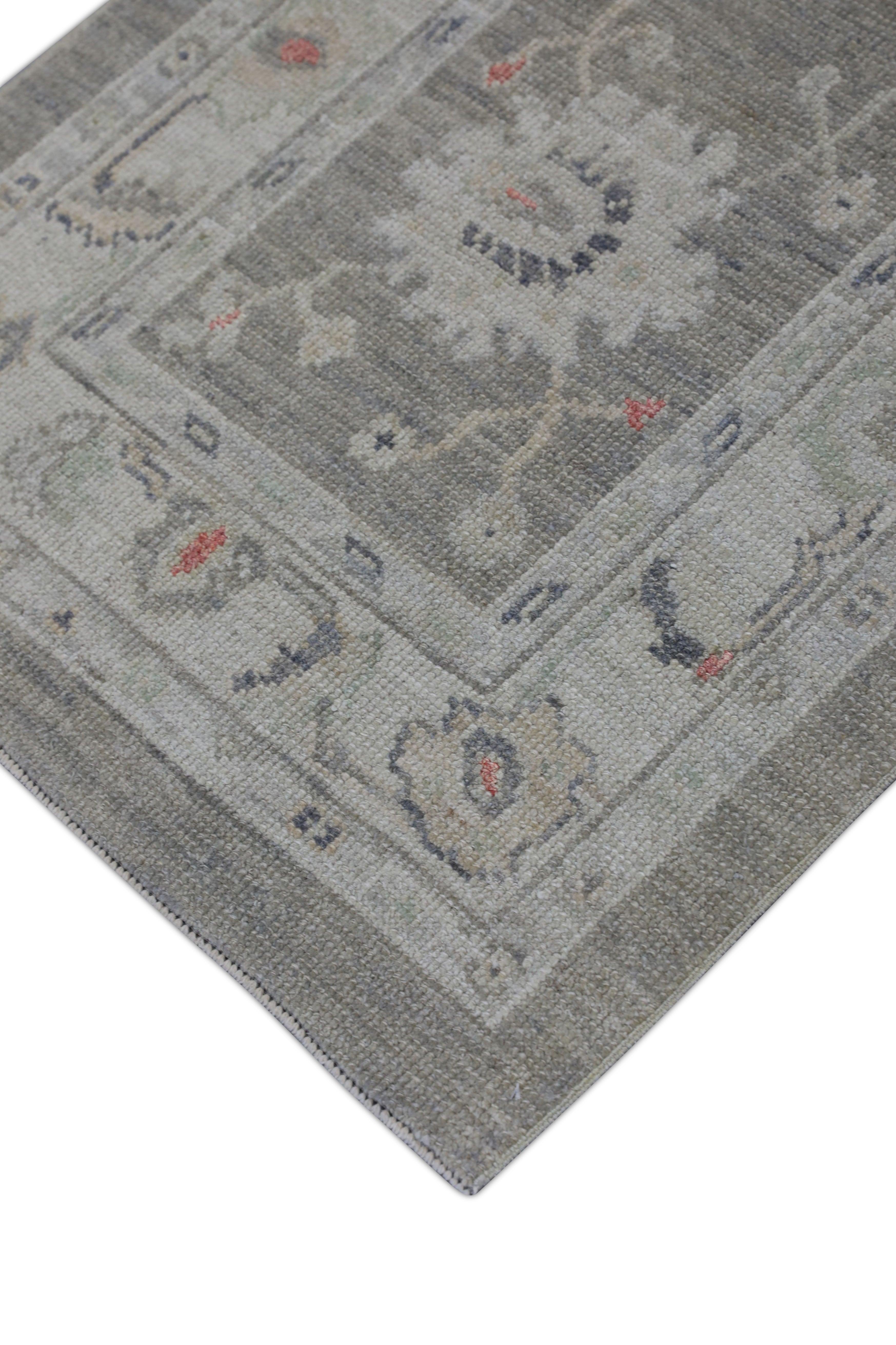 Oushak-Teppich Orientalischer handgeknüpfter türkischer Oushak 2'8