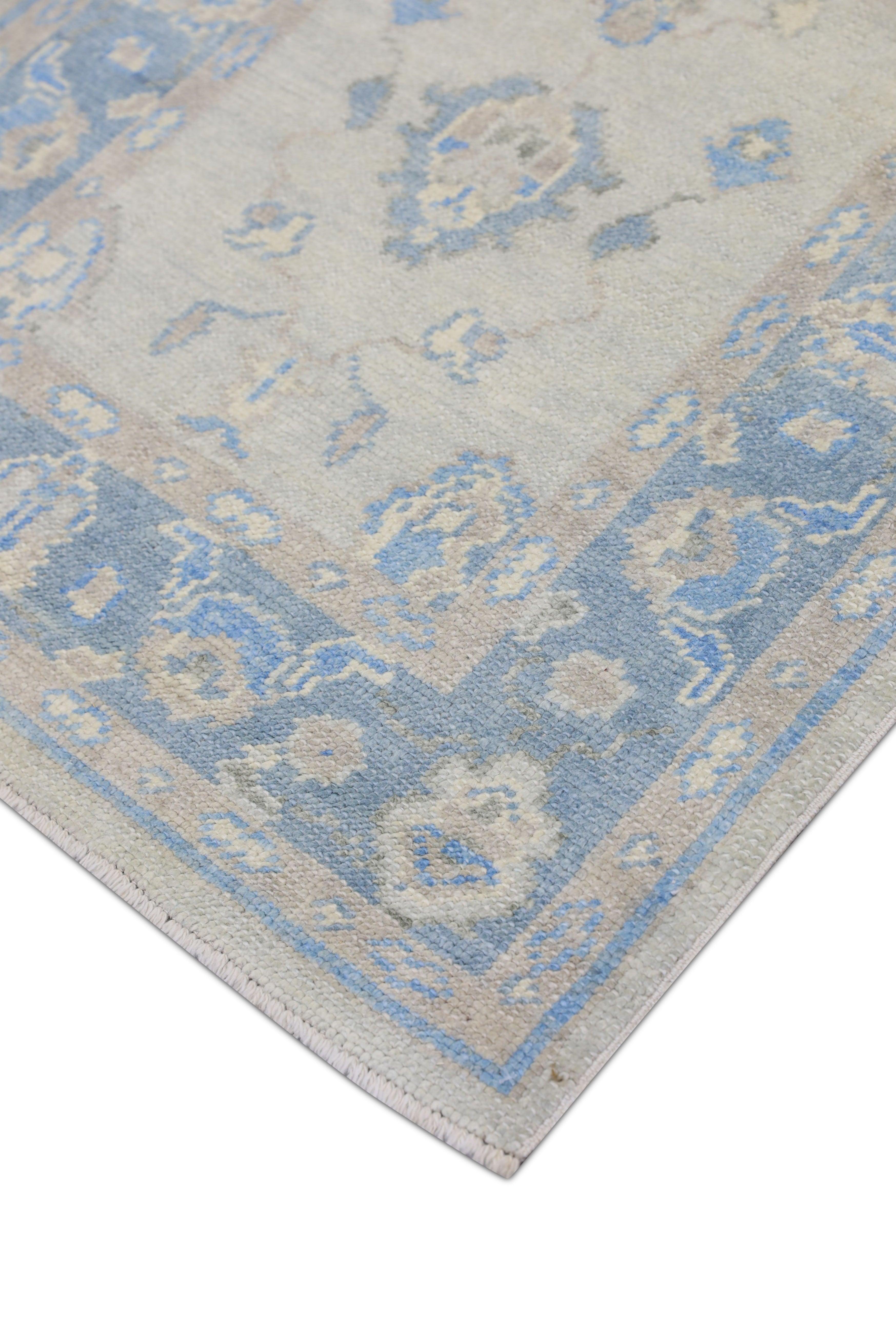 Oushak-Teppich Orientalischer handgeknüpfter türkischer Oushak 2'8