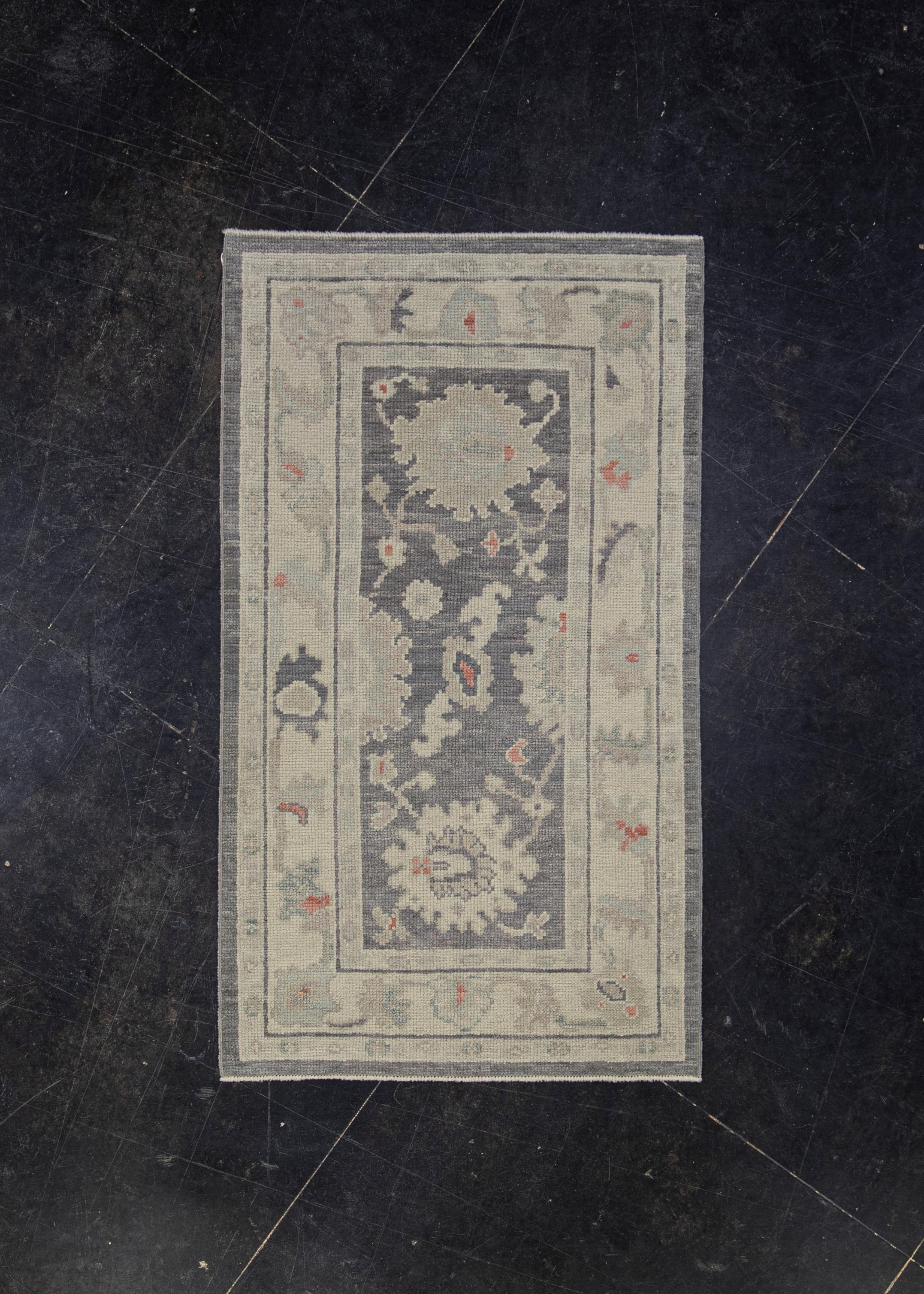 Oushak-Teppich Orientalischer handgeknüpfter türkischer Oushak 2'8