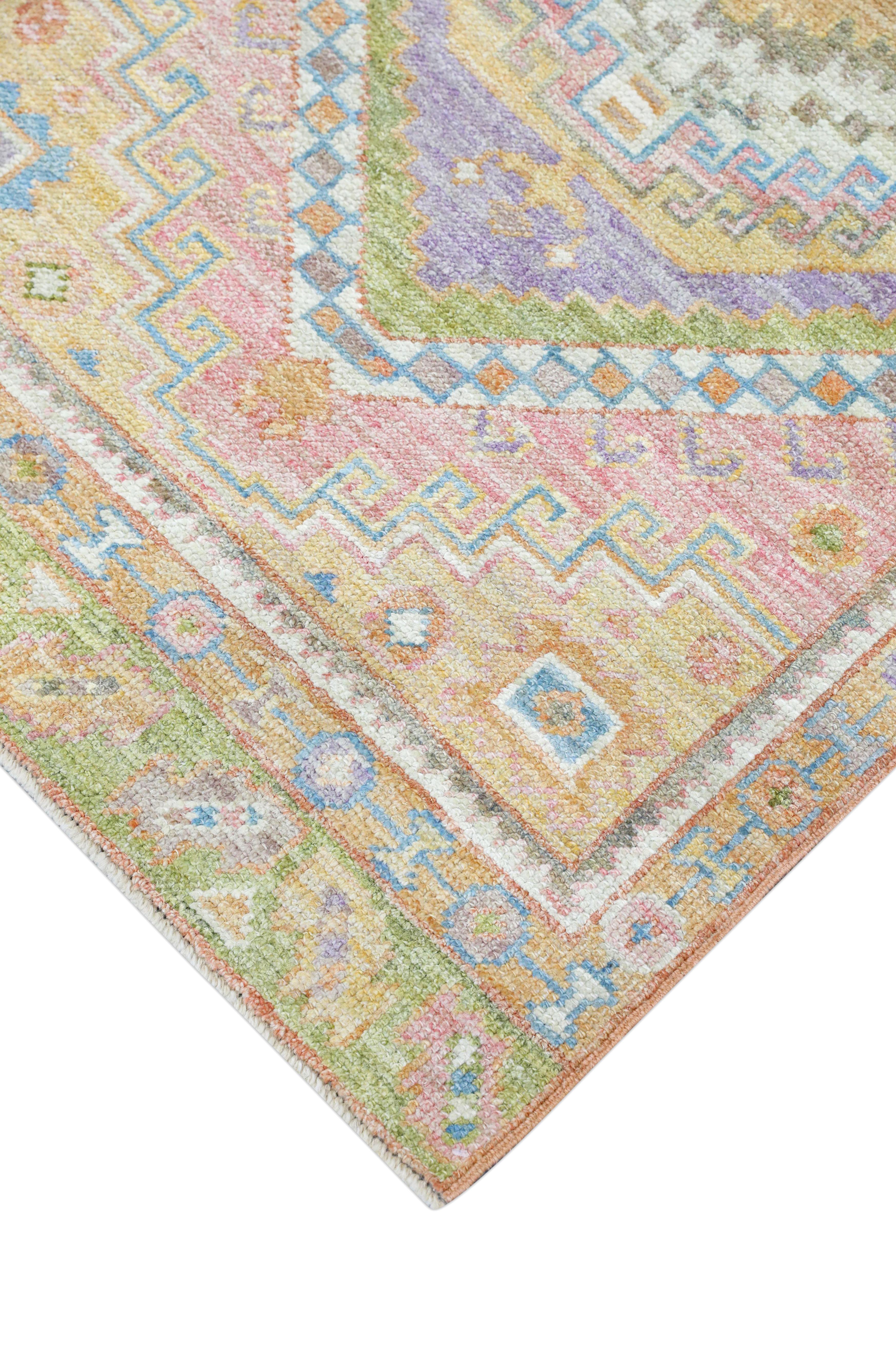Oushak-Teppich Orientalischer handgeknüpfter türkischer Oushak 2'9