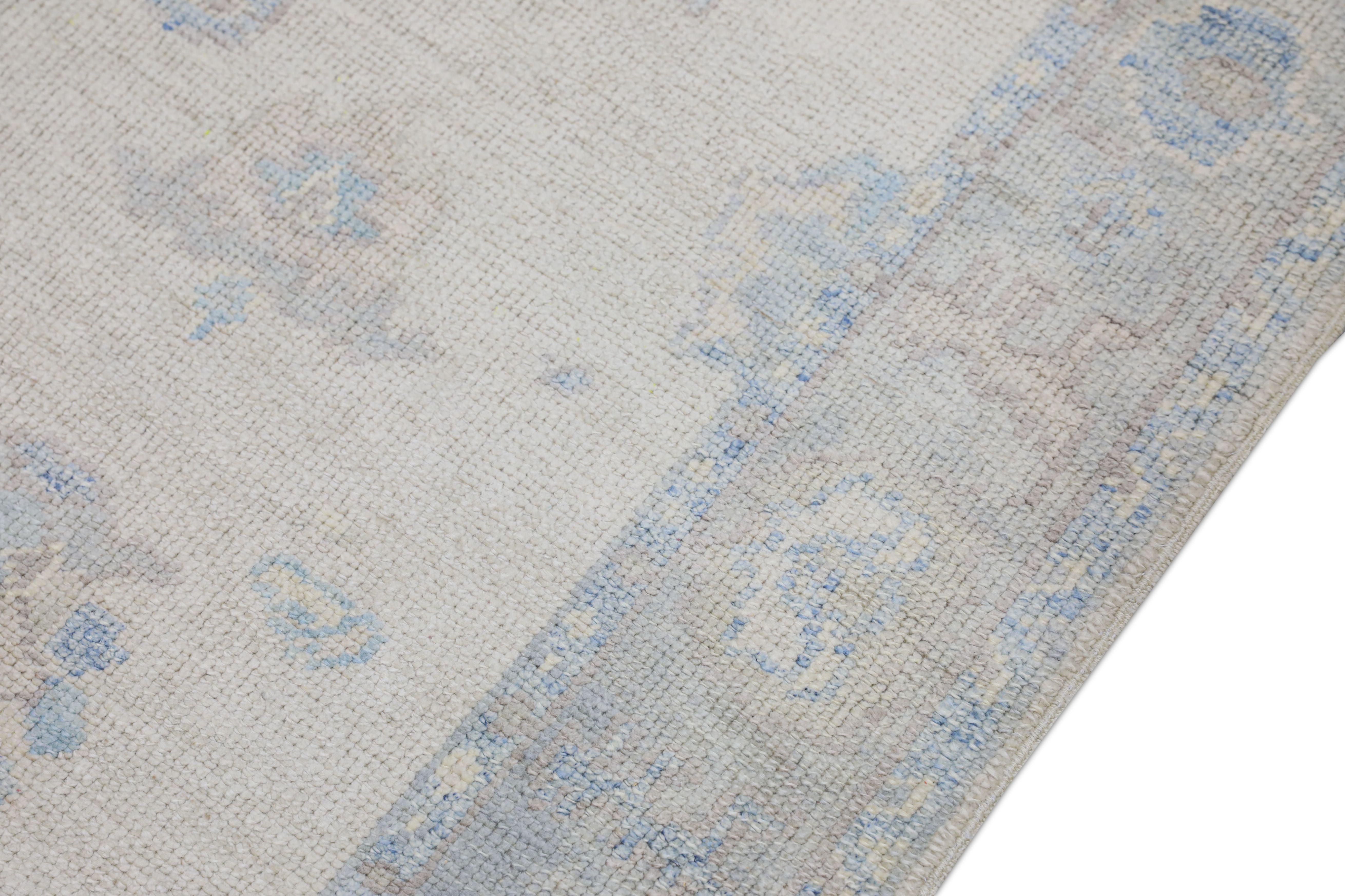Oushak Rug Oriental Hand Knotted Turkish Oushak 2'9