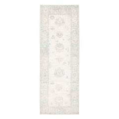 Oushak-Teppich Orientalischer handgeknüpfter türkischer Oushak 2'9" x 7'8" #3975