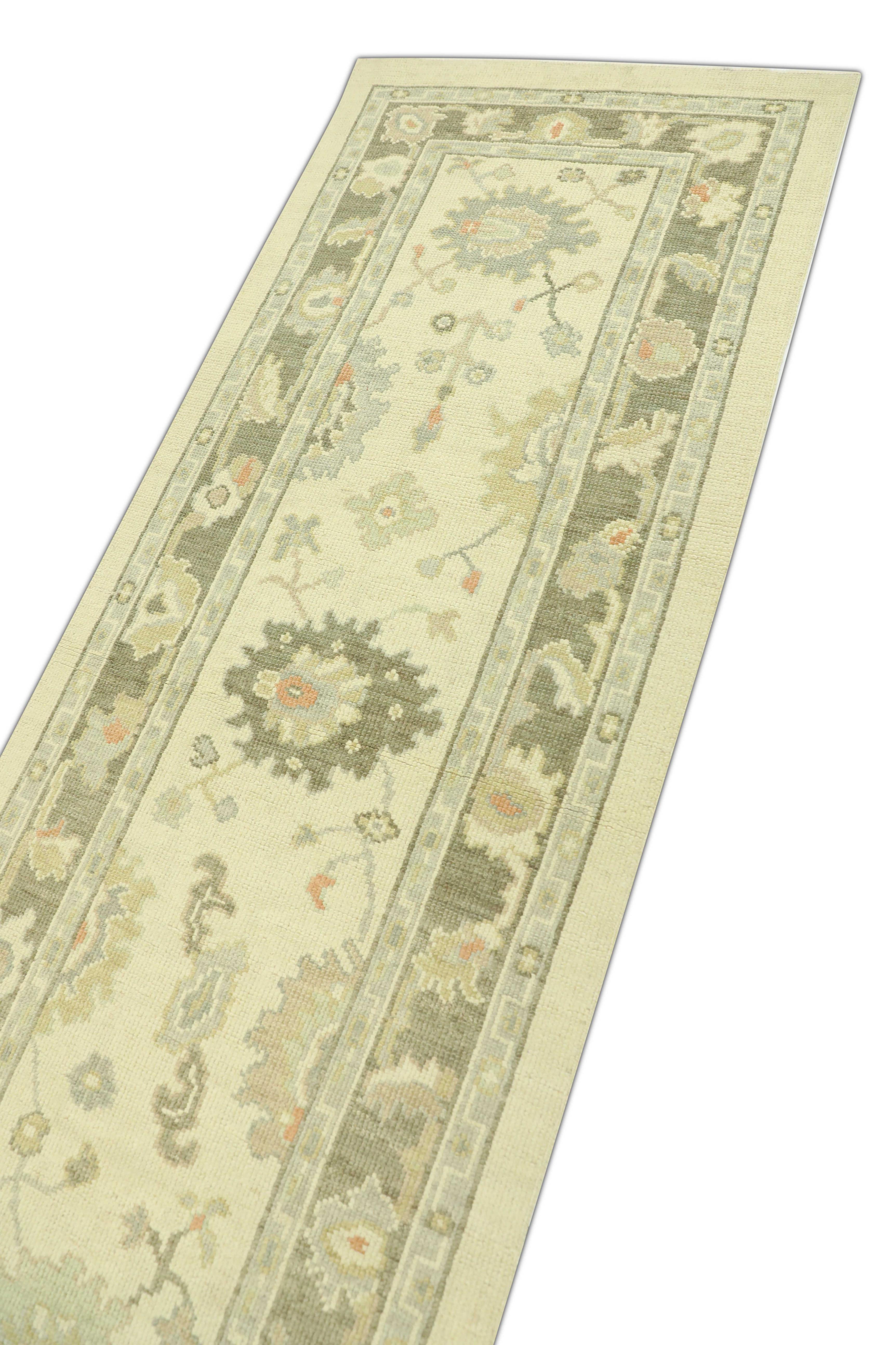 Tappeto Oushak Orientale annodato a mano Turco Oushak 2'9