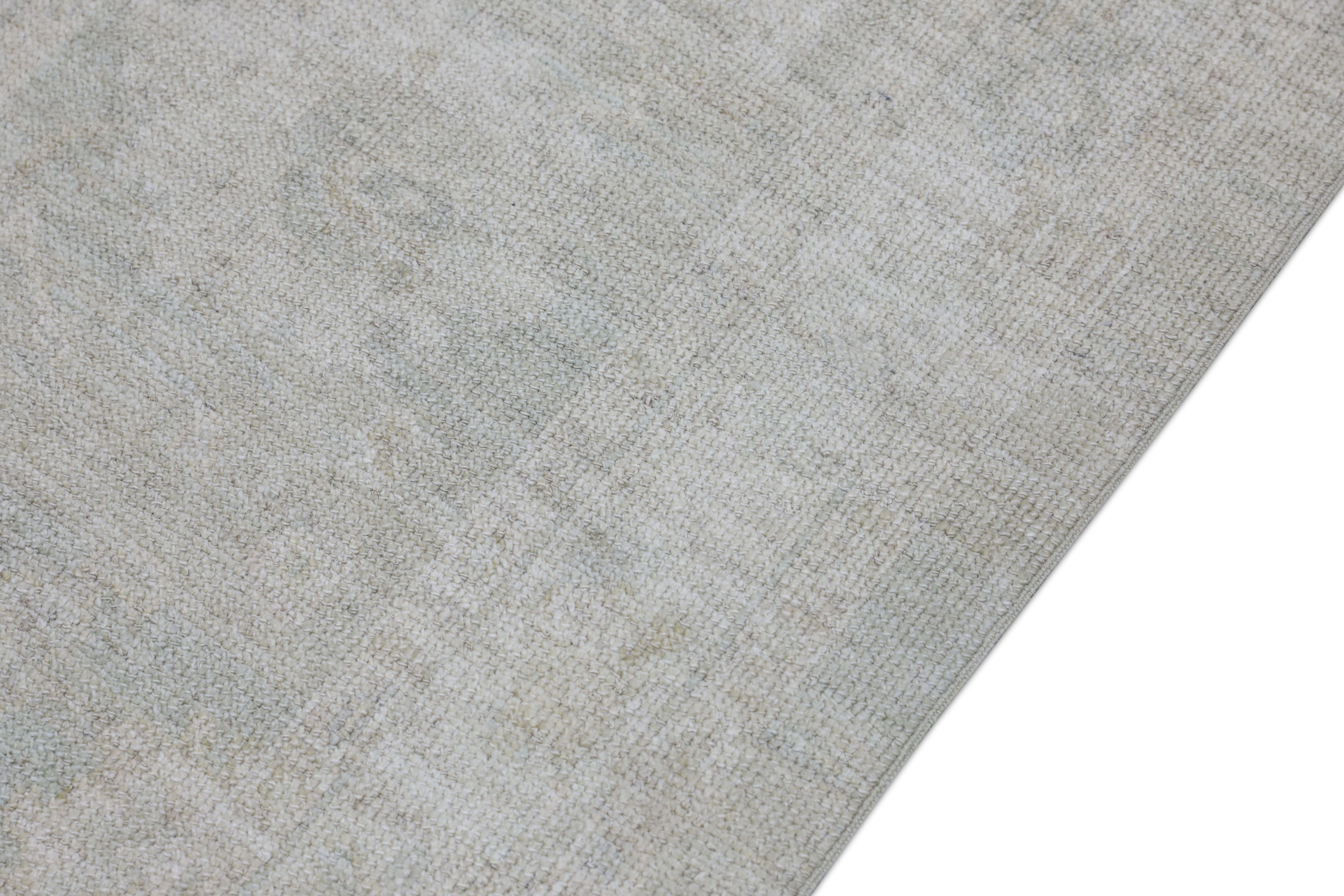 Tapis oriental noué à la main turc Oushak 2'9