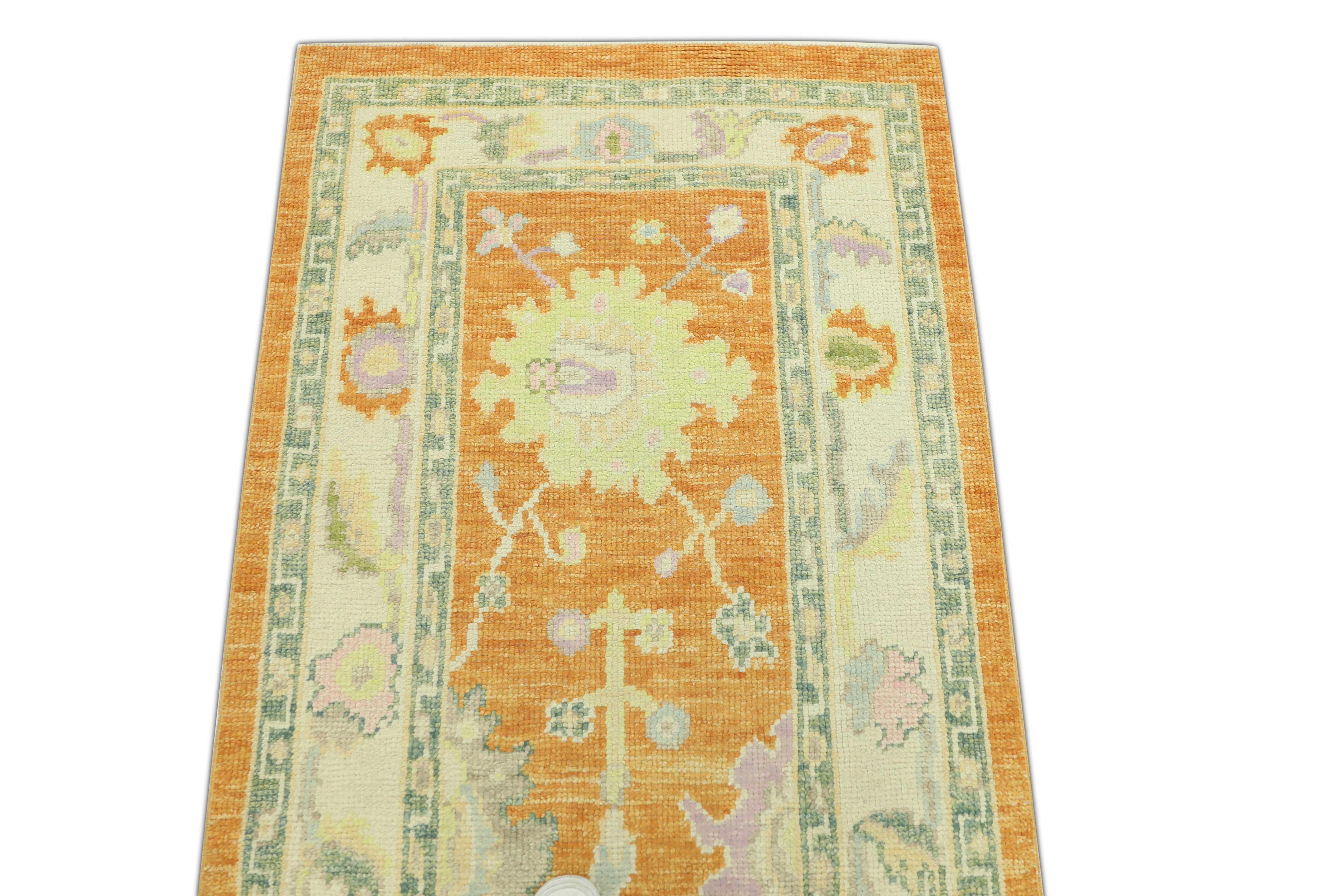Oushak-Teppich Orientalischer handgeknüpfter türkischer Oushak 2'9