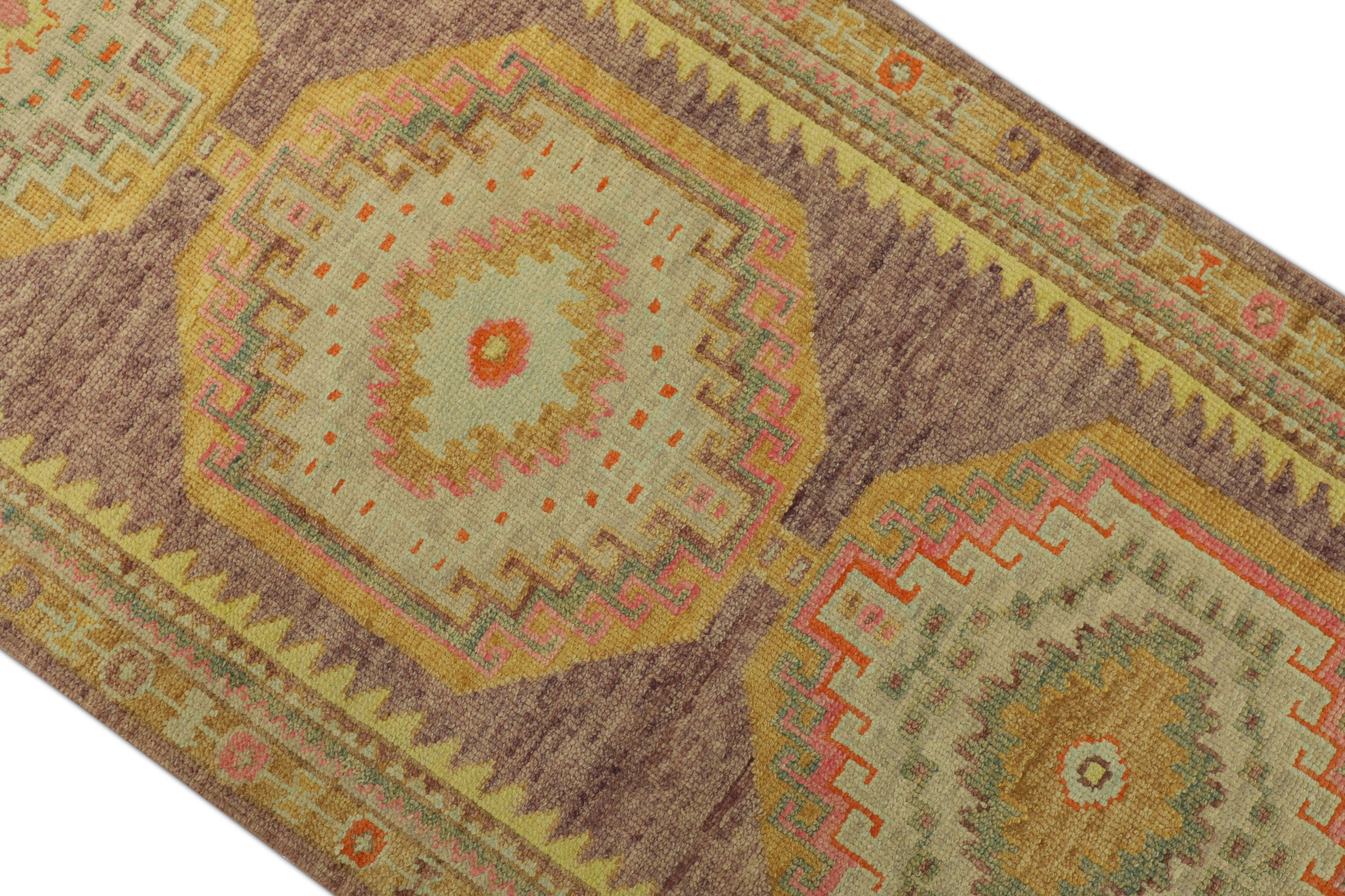 Oushak-Teppich Orientalischer handgeknüpfter türkischer Oushak 3' x 10'6