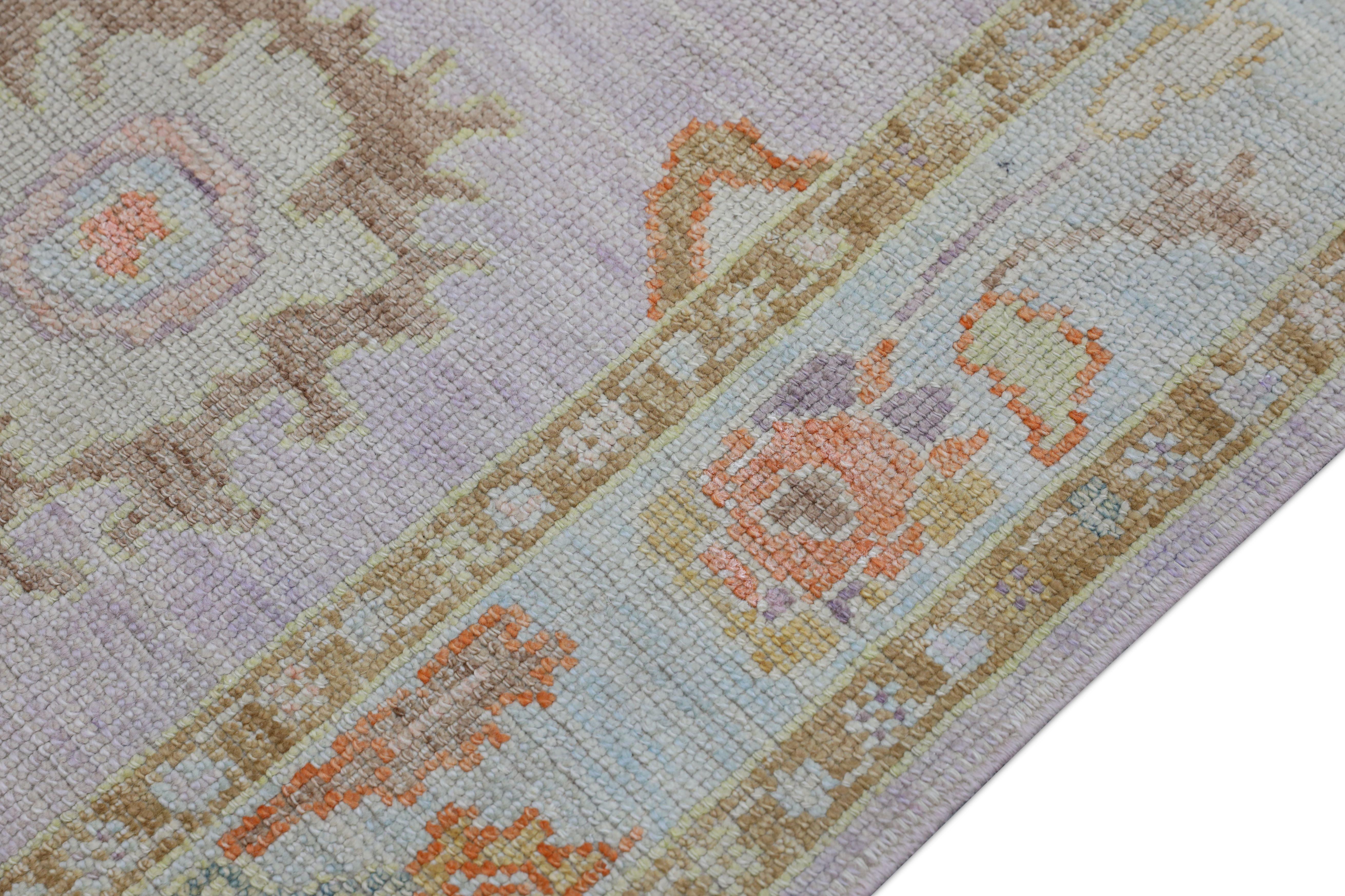 Oushak-Teppich Orientalischer handgeknüpfter türkischer Oushak 3' x 10'7