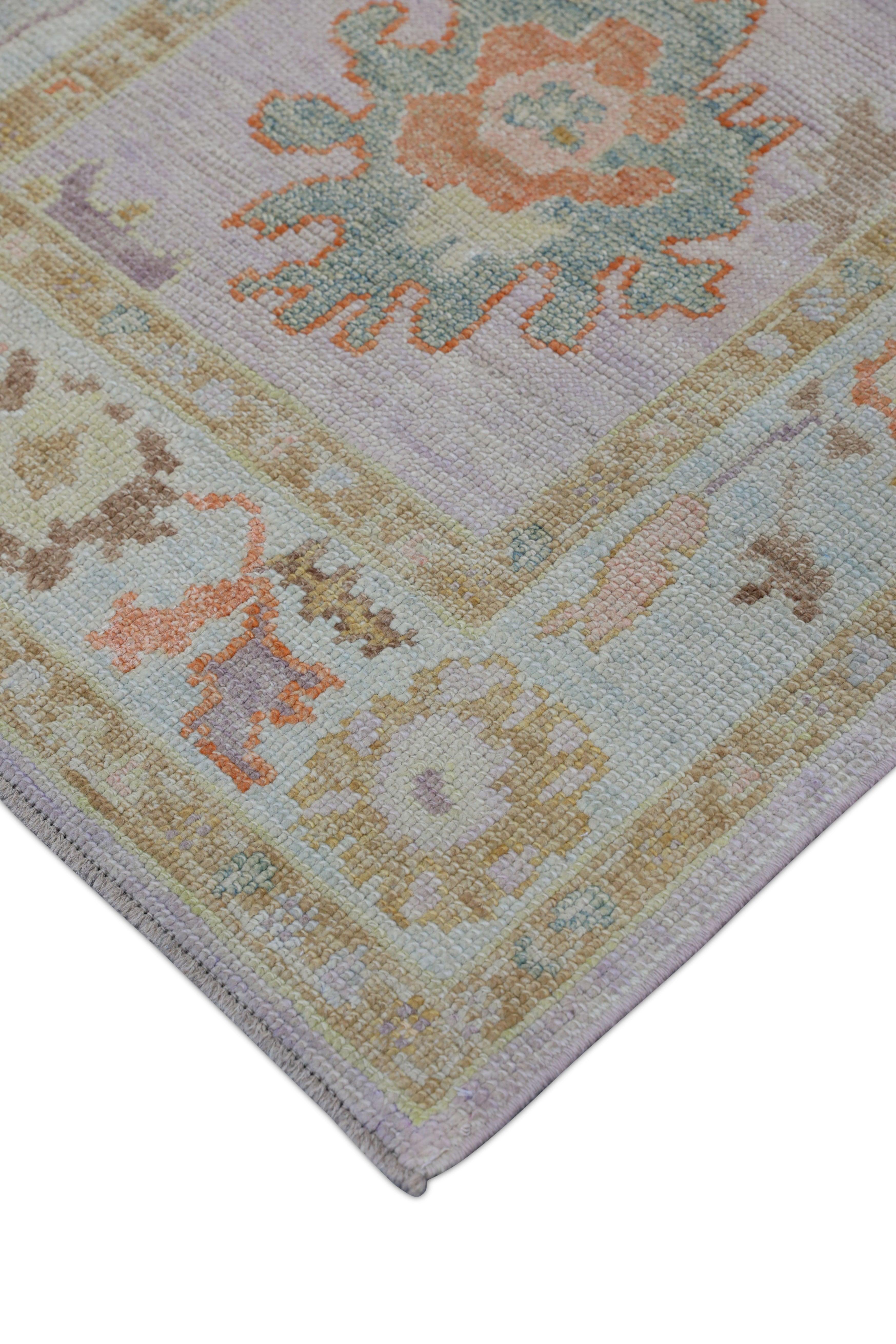 Oushak-Teppich Orientalischer handgeknüpfter türkischer Oushak 3' x 10'7