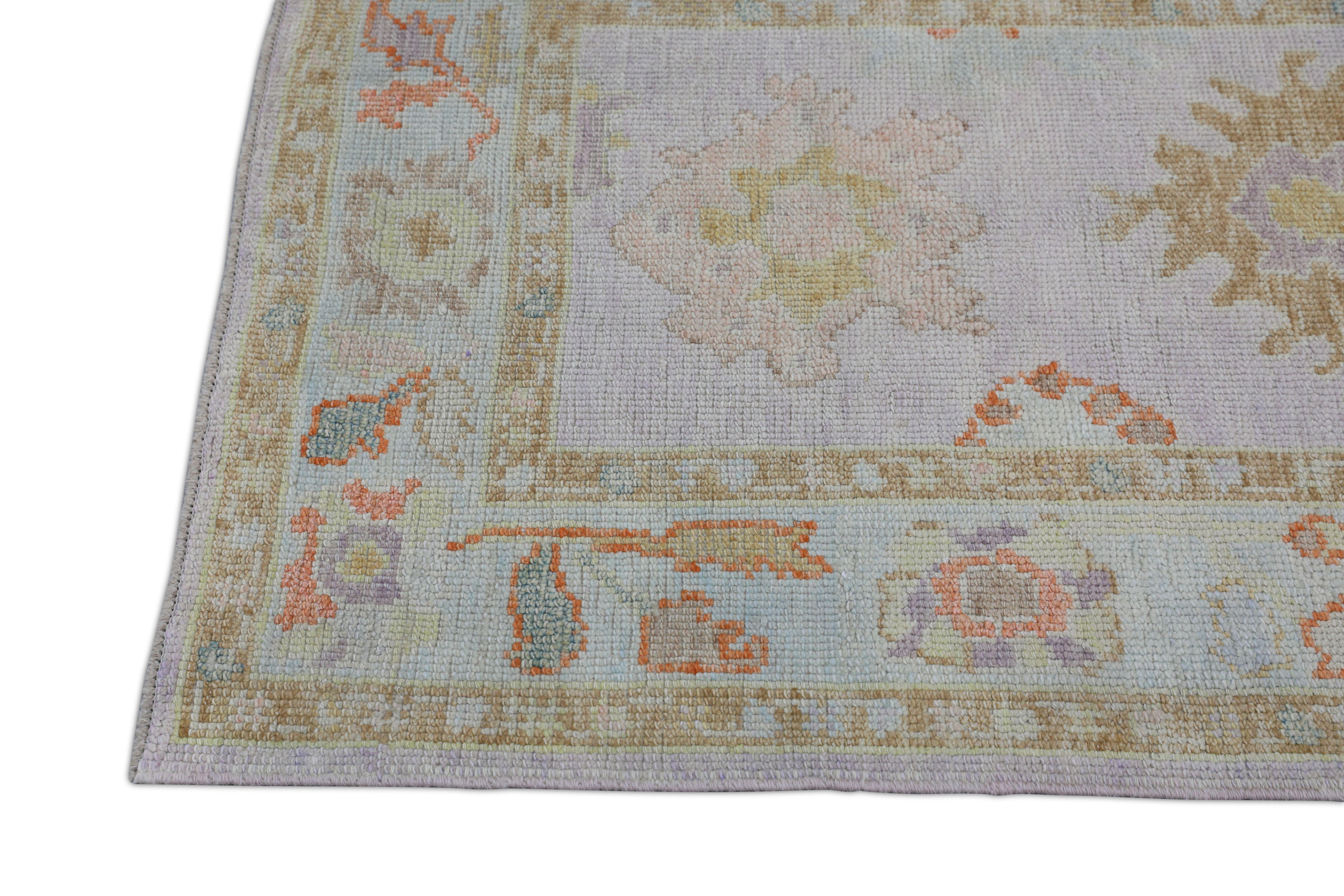 Oushak-Teppich Orientalischer handgeknüpfter türkischer Oushak 3' x 10'7