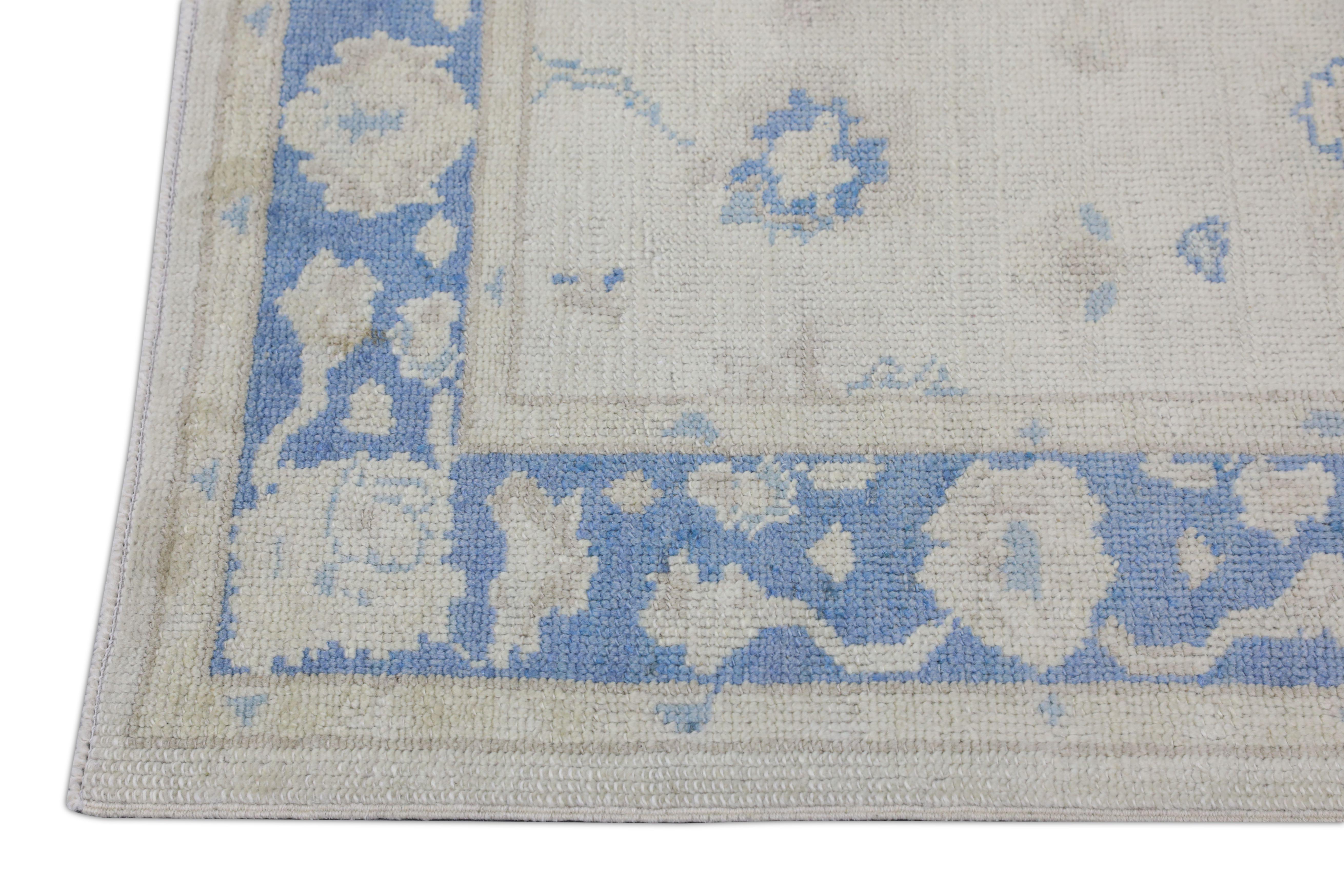 Oushak-Teppich Orientalischer handgeknüpfter türkischer Oushak 3' x 10'8