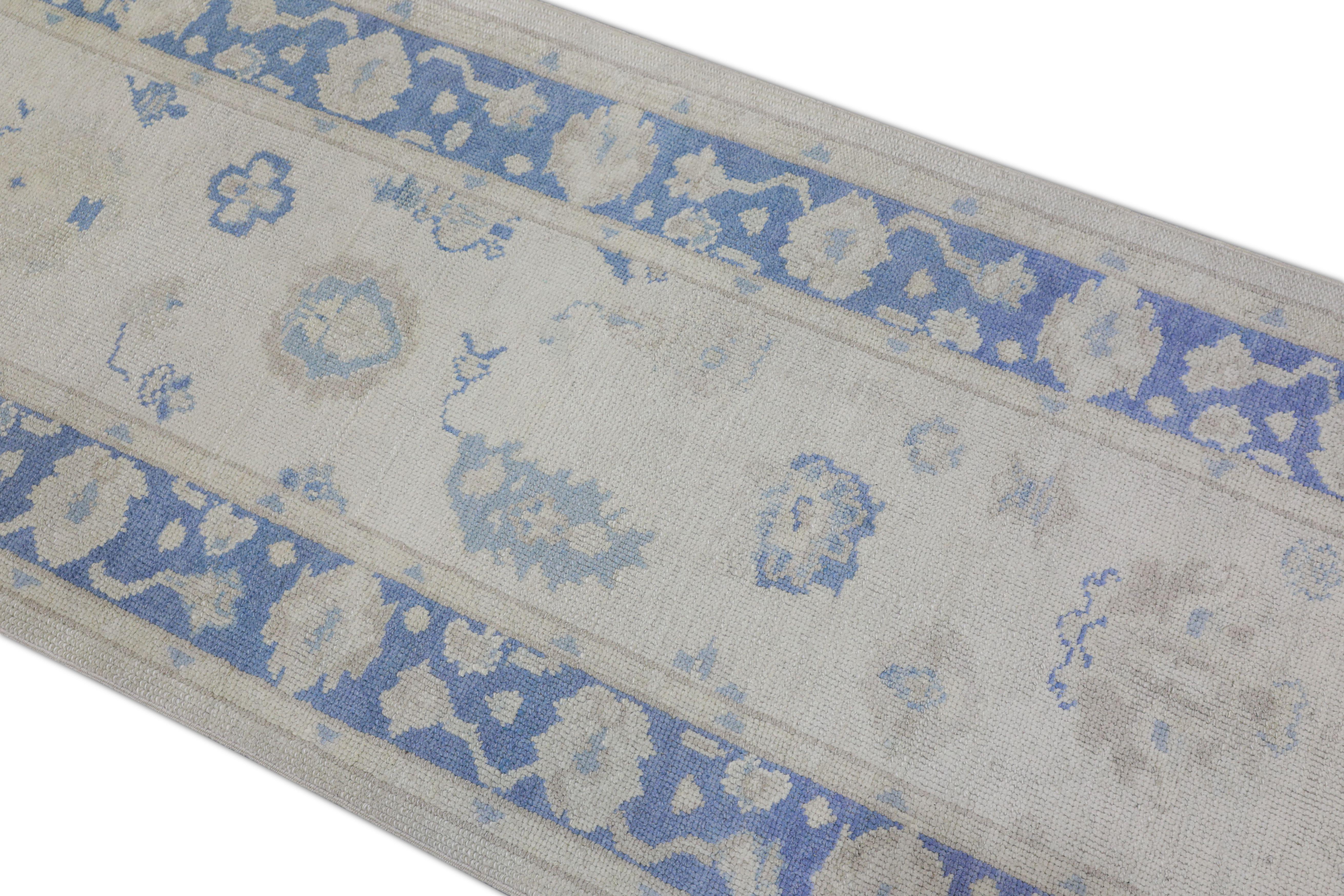 Oushak-Teppich Orientalischer handgeknüpfter türkischer Oushak 3' x 10'8