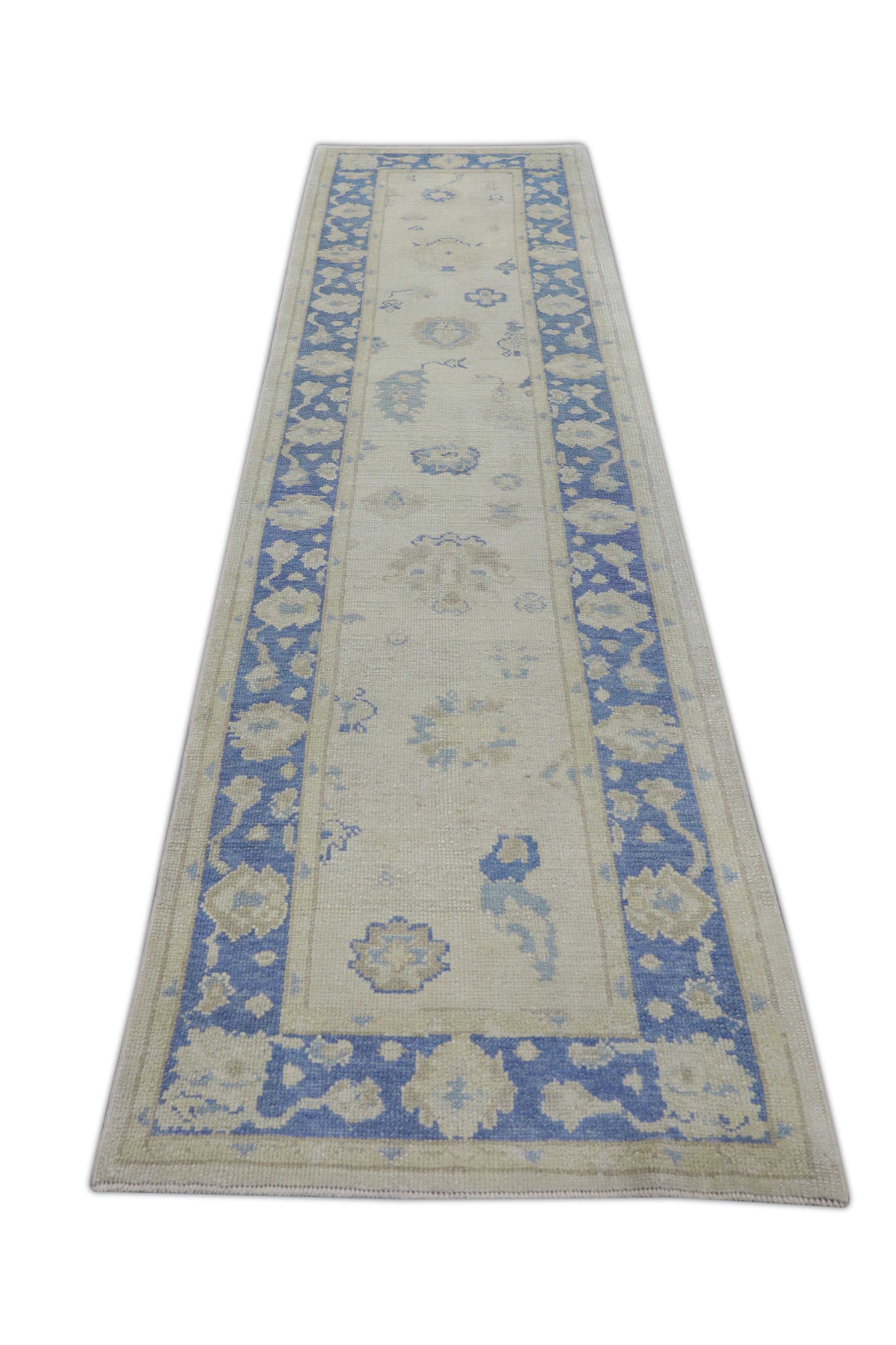 Oushak-Teppich Orientalischer handgeknüpfter türkischer Oushak 3' x 10'8
