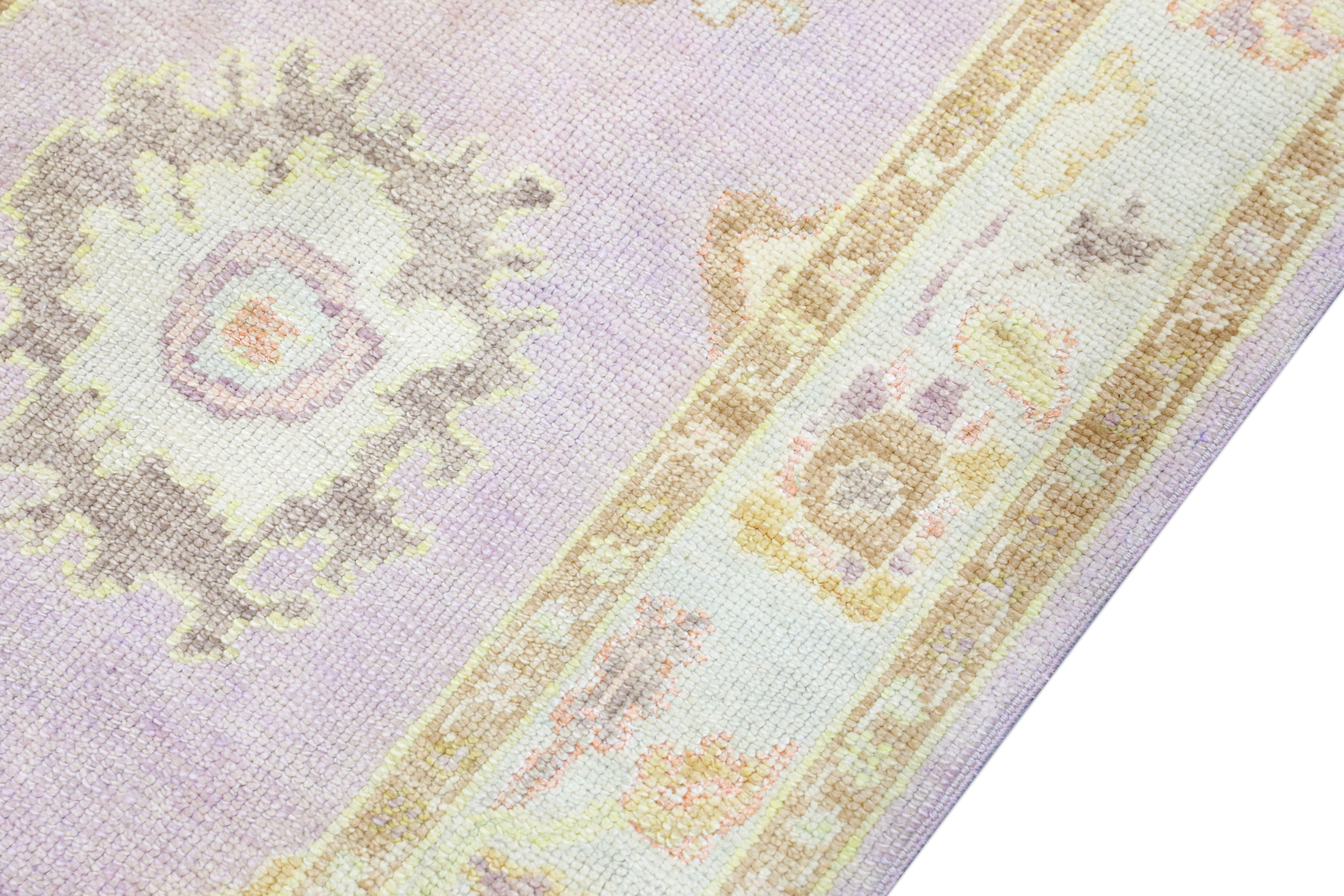 Oushak-Teppich Orientalischer handgeknüpfter türkischer Oushak-Teppich 3' x 11'7