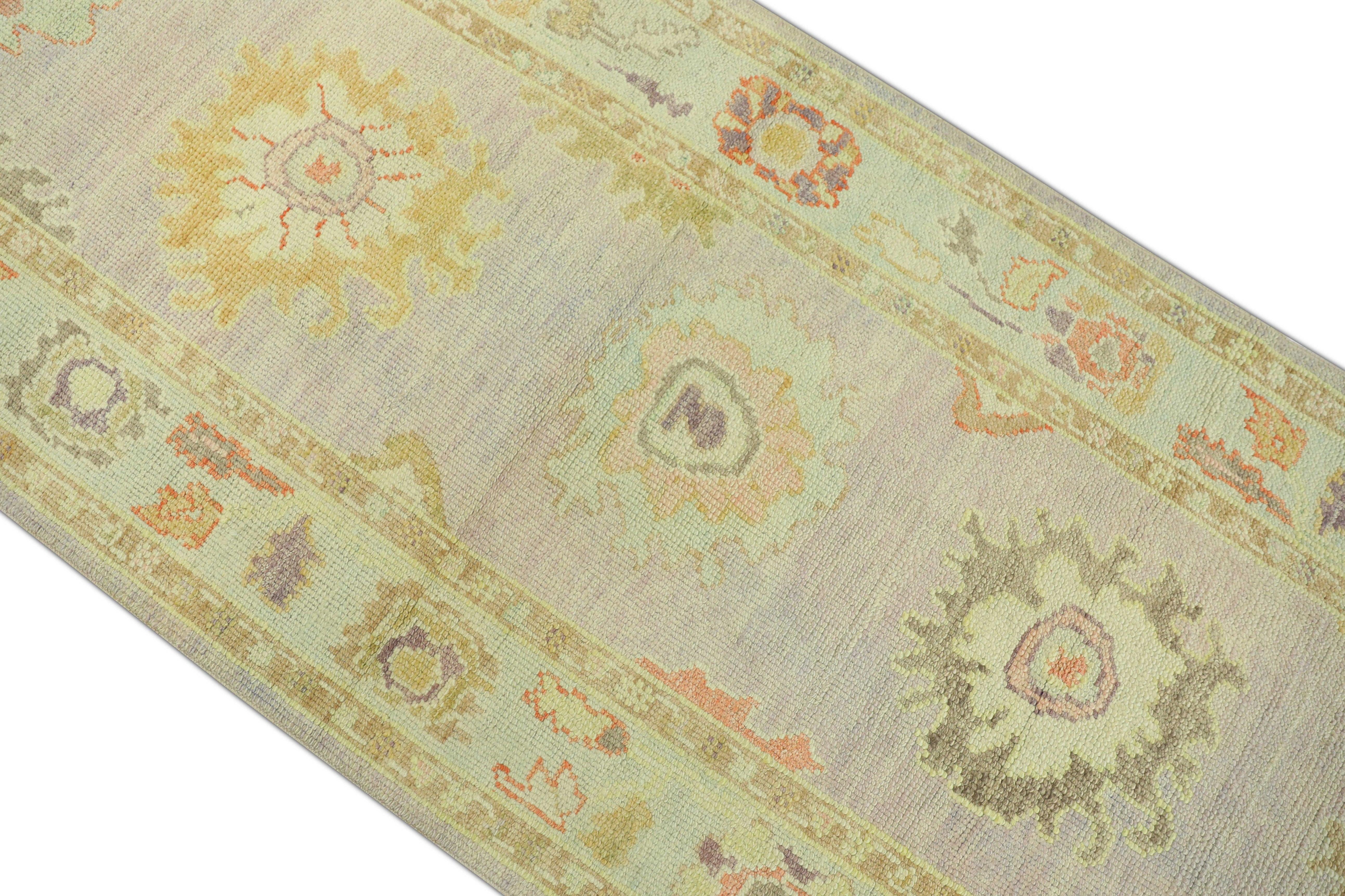 Oushak-Teppich Orientalischer handgeknüpfter türkischer Oushak 3' x 11'8