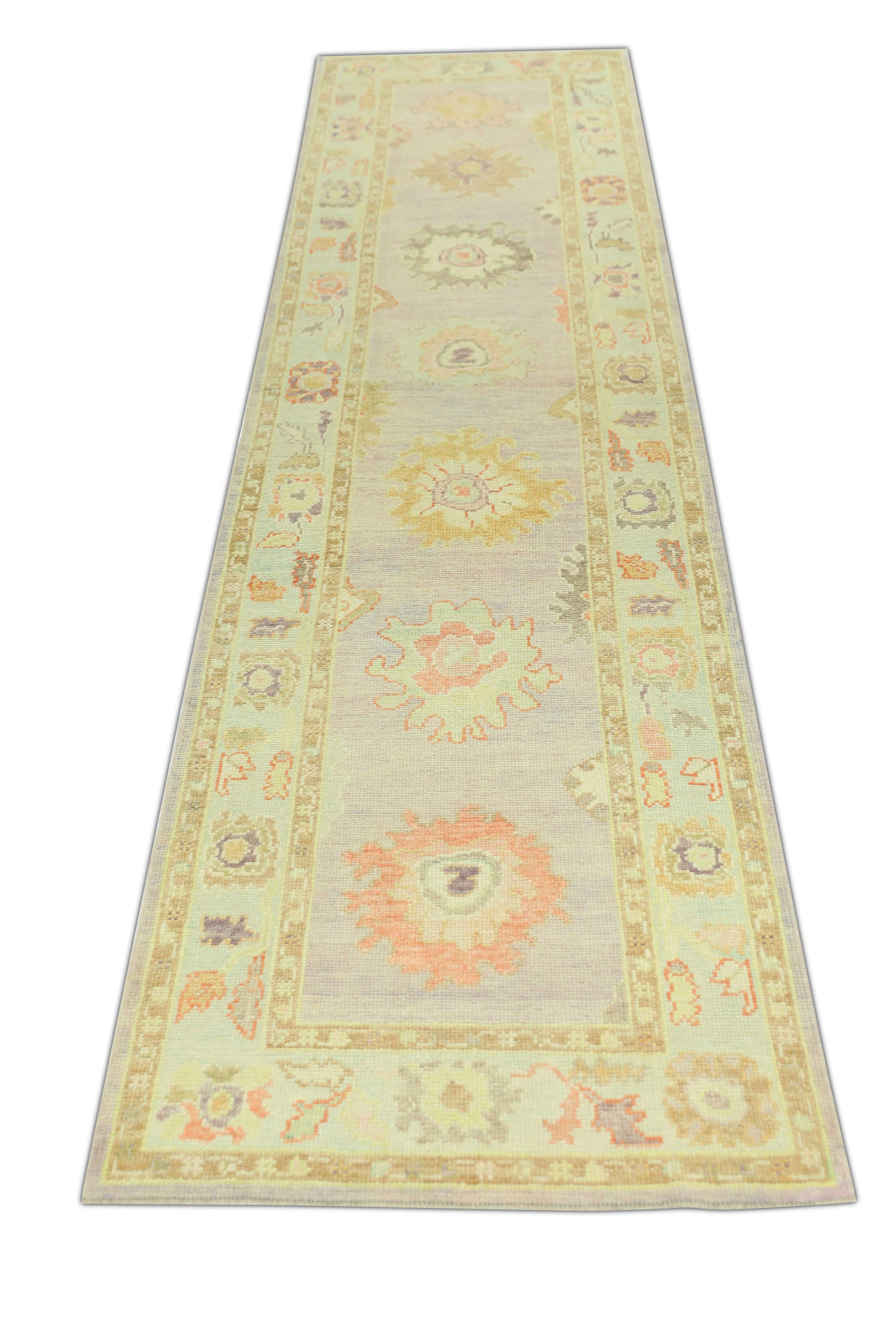 Oushak-Teppich Orientalischer handgeknüpfter türkischer Oushak 3' x 11'8